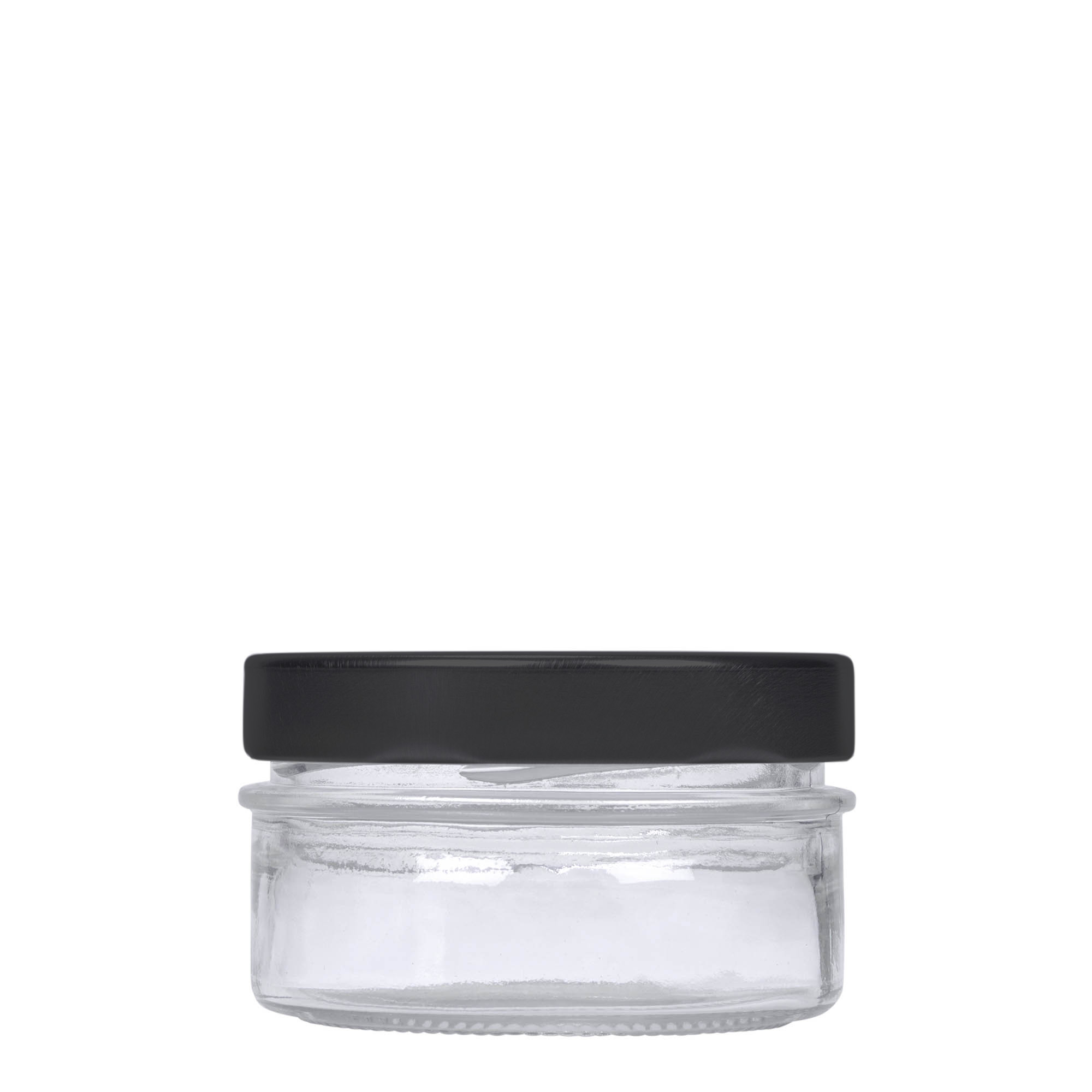 190 ml round glass 'Monza', opening: Deep-Twist-Off (DTO 82) 190 ml round glass 'Monza', opening: Deep-Twist-Off (DTO 82)