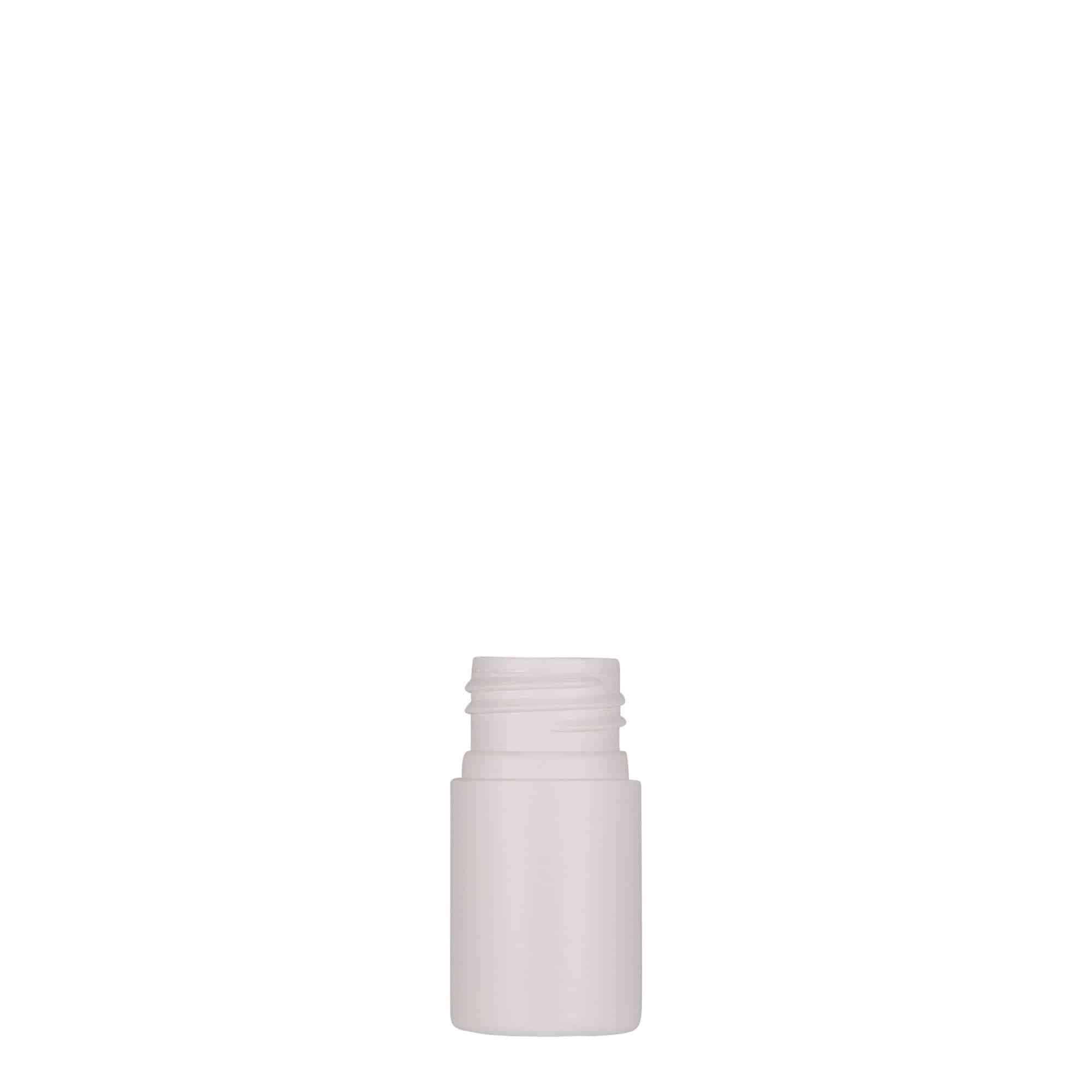 15 ml plastic bottle 'Tuffy', HDPE, white, closure: GPI 24/410