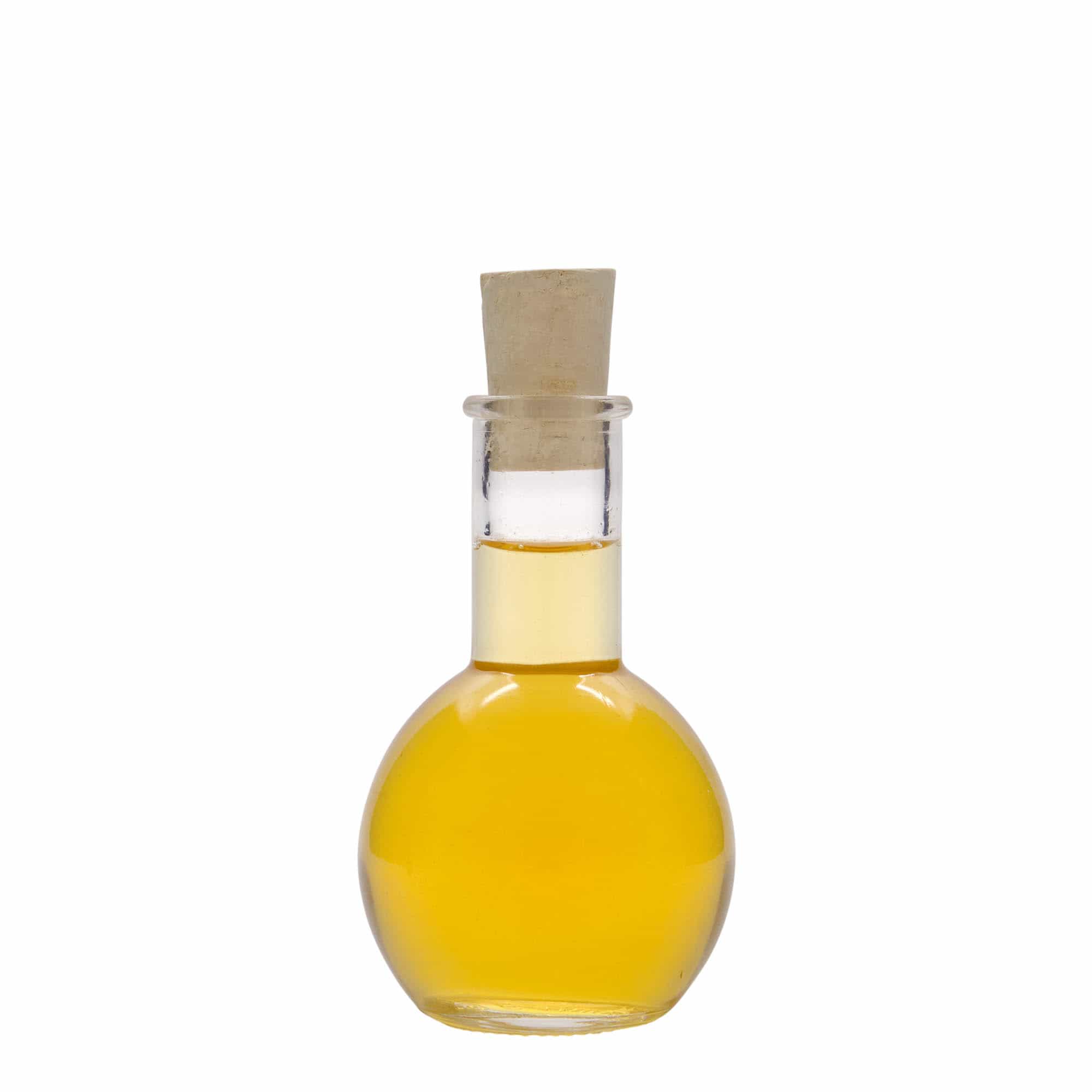 100 ml glass bottle ‘Tulipano’, opening: cork
