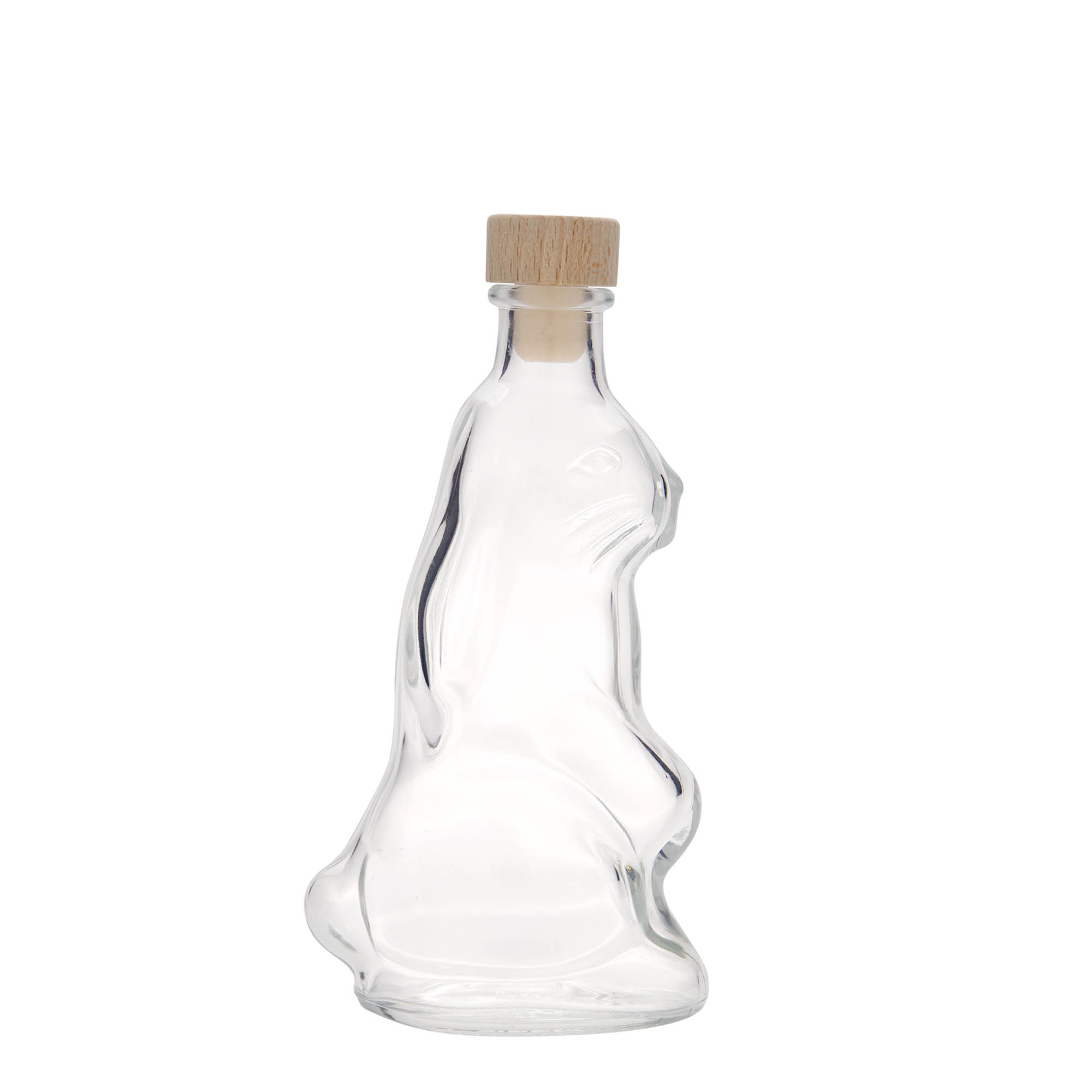 200 ml glass bottle 'Rabbit', opening: cork