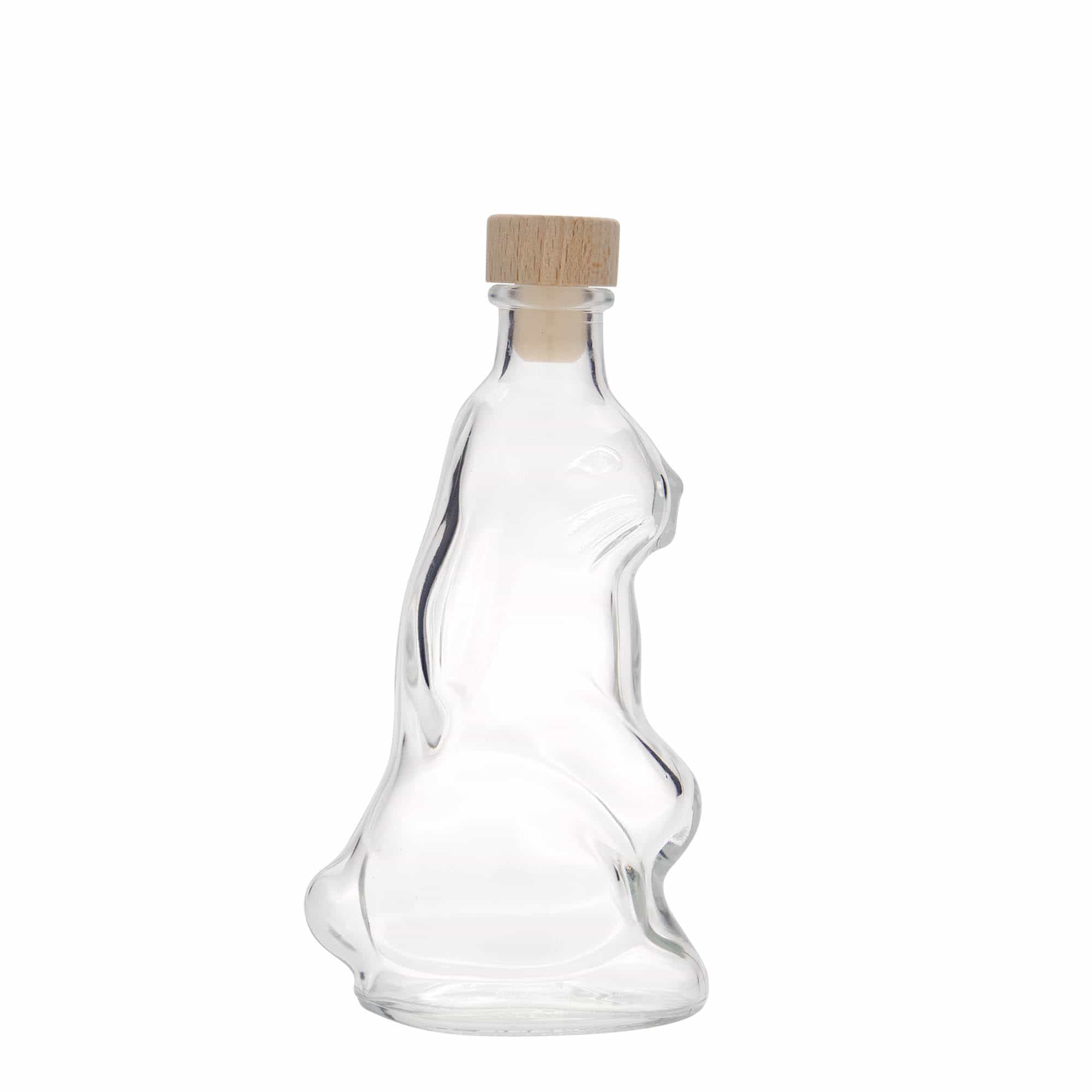200 ml glass bottle 'Rabbit', opening: cork