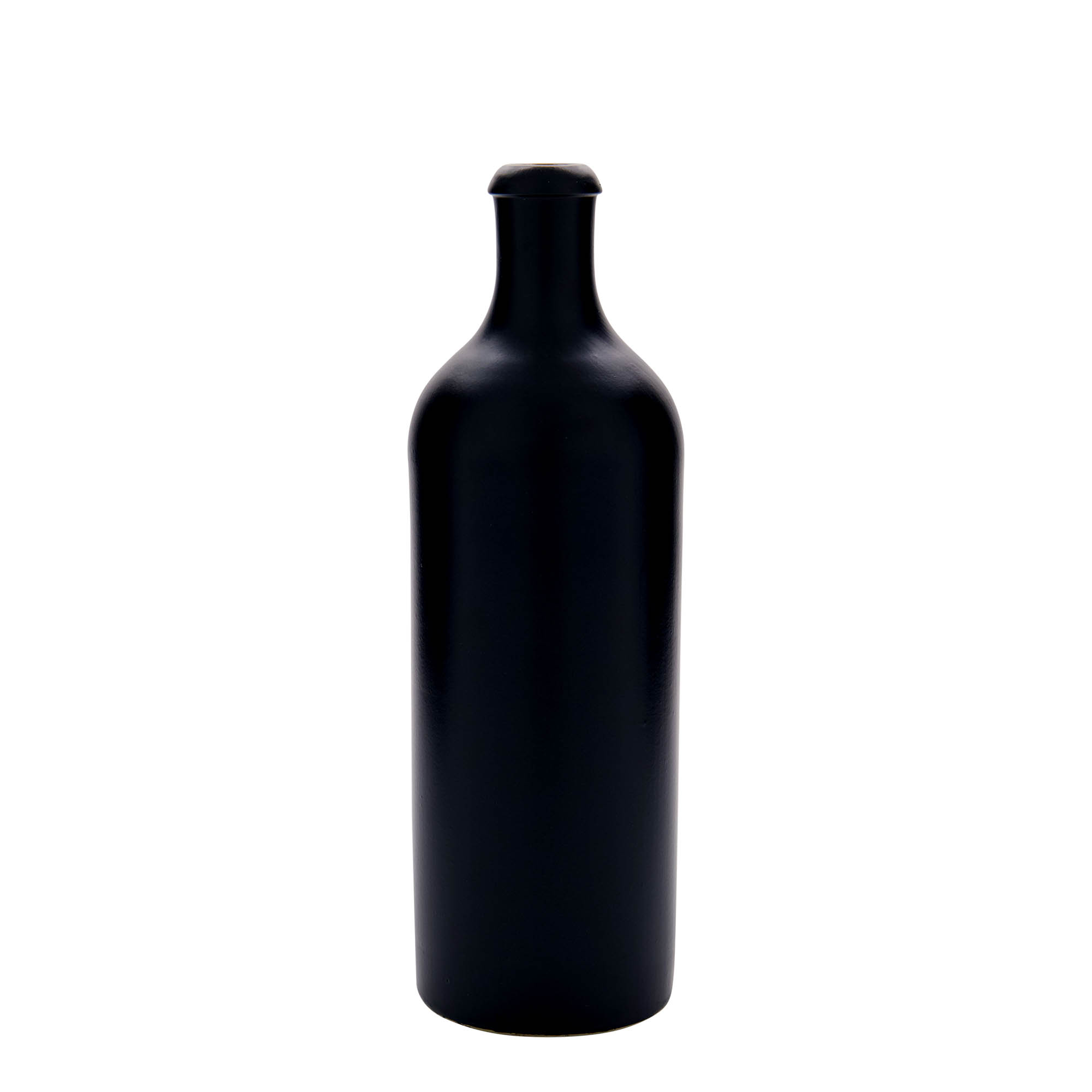 750 ml earthenware jug, stoneware, black, mouth: cork 750 ml earthenware jug, stoneware, black, mouth: cork