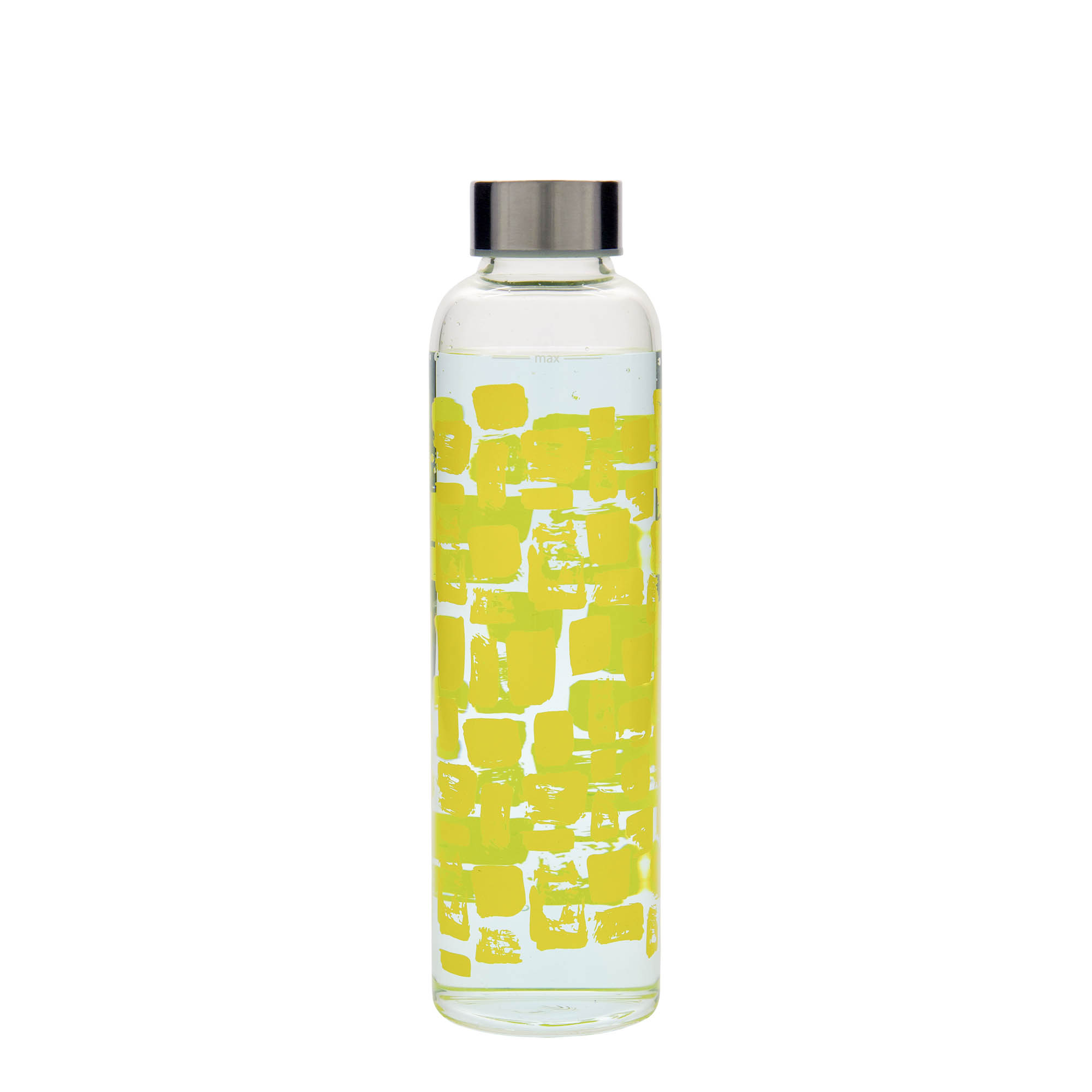 500 ml drinking bottle 'Perseus - Yellow Rectangles', opening: screw cap 500 ml drinking bottle 'Perseus - Yellow Rectangles', opening: screw cap
