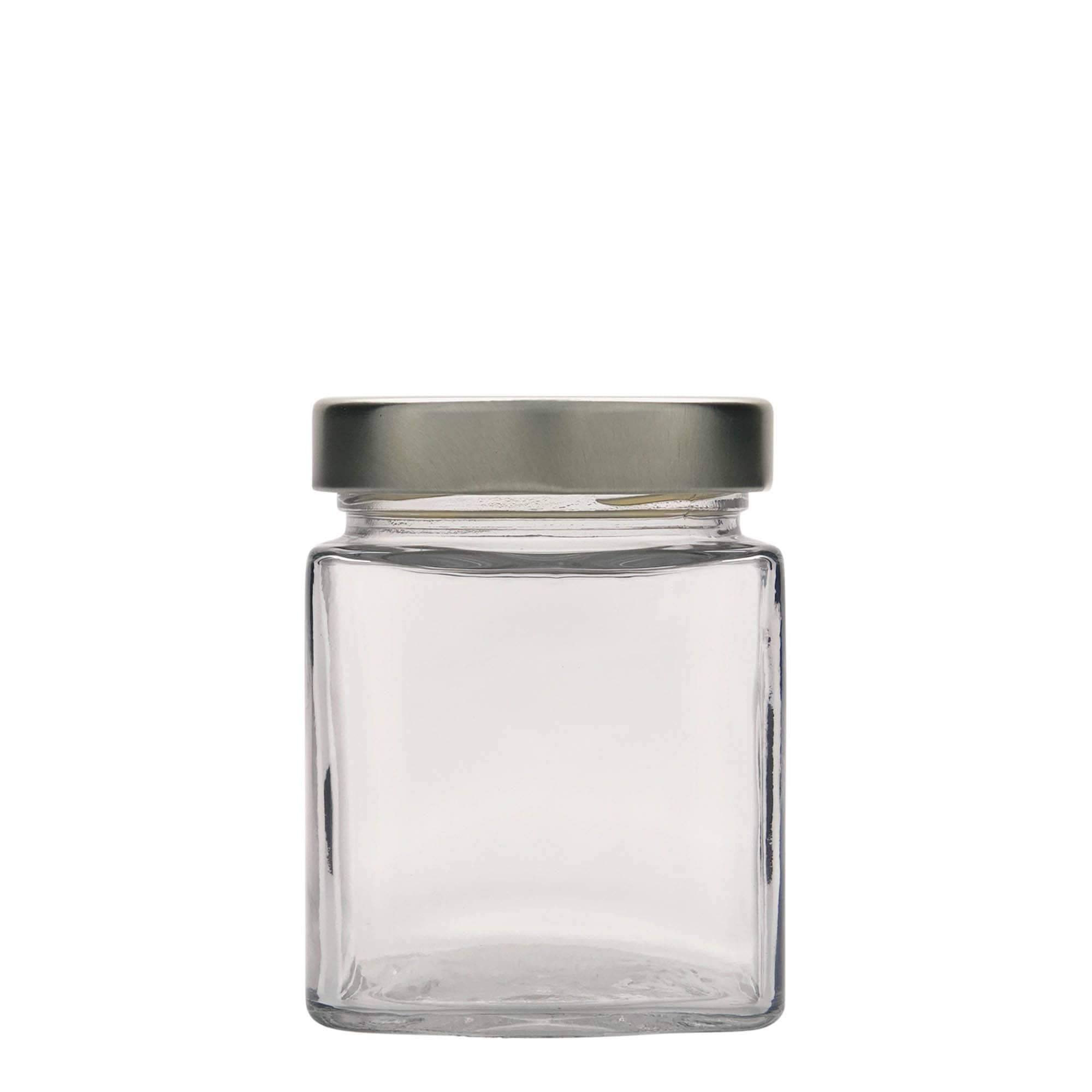 314 ml square glass 'Ikarus', opening: Deep-Twist-Off (DTO 70)