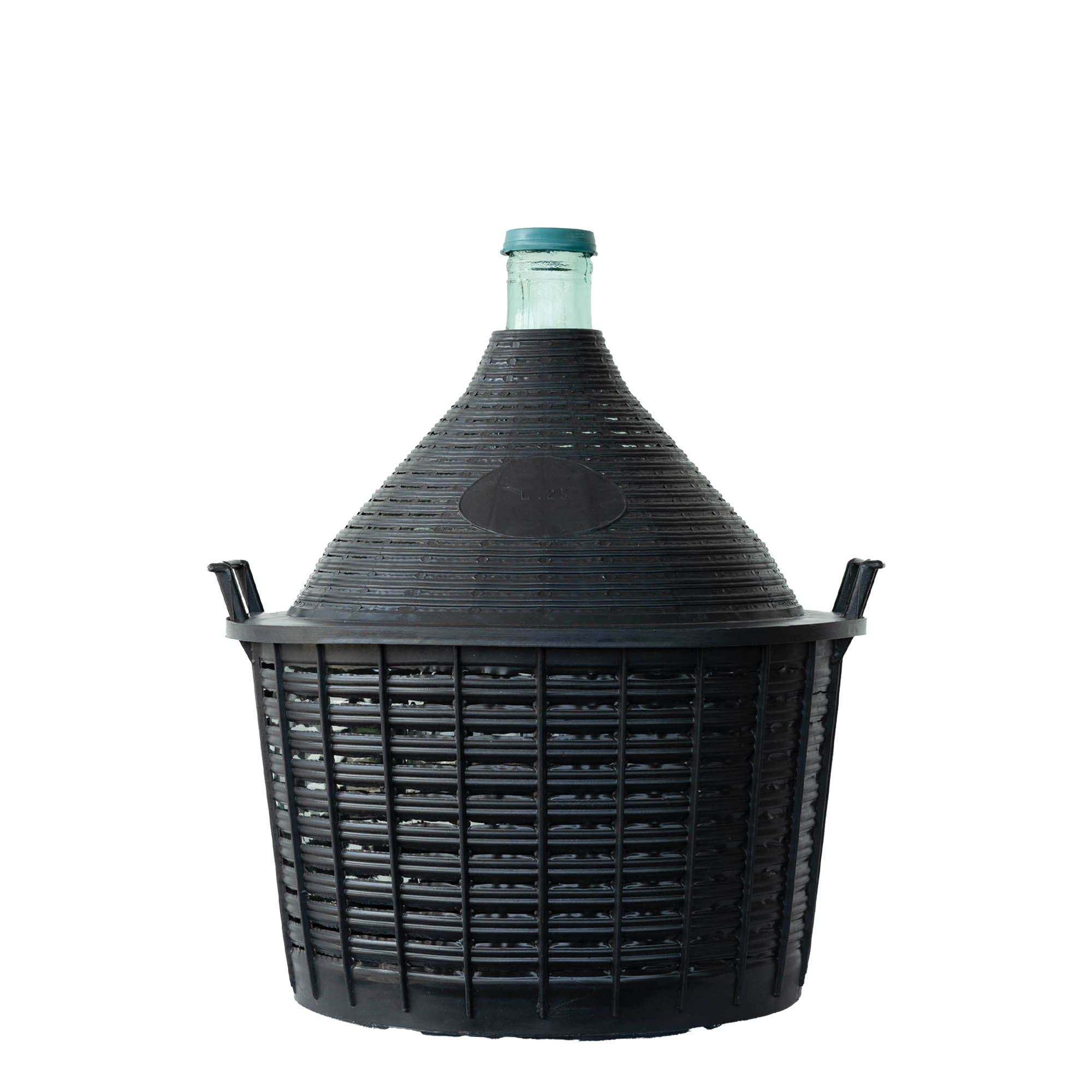 25 l balloon bottle narrow neck, glass, opening: slip lid 25 l balloon bottle narrow neck, glass, opening: slip lid