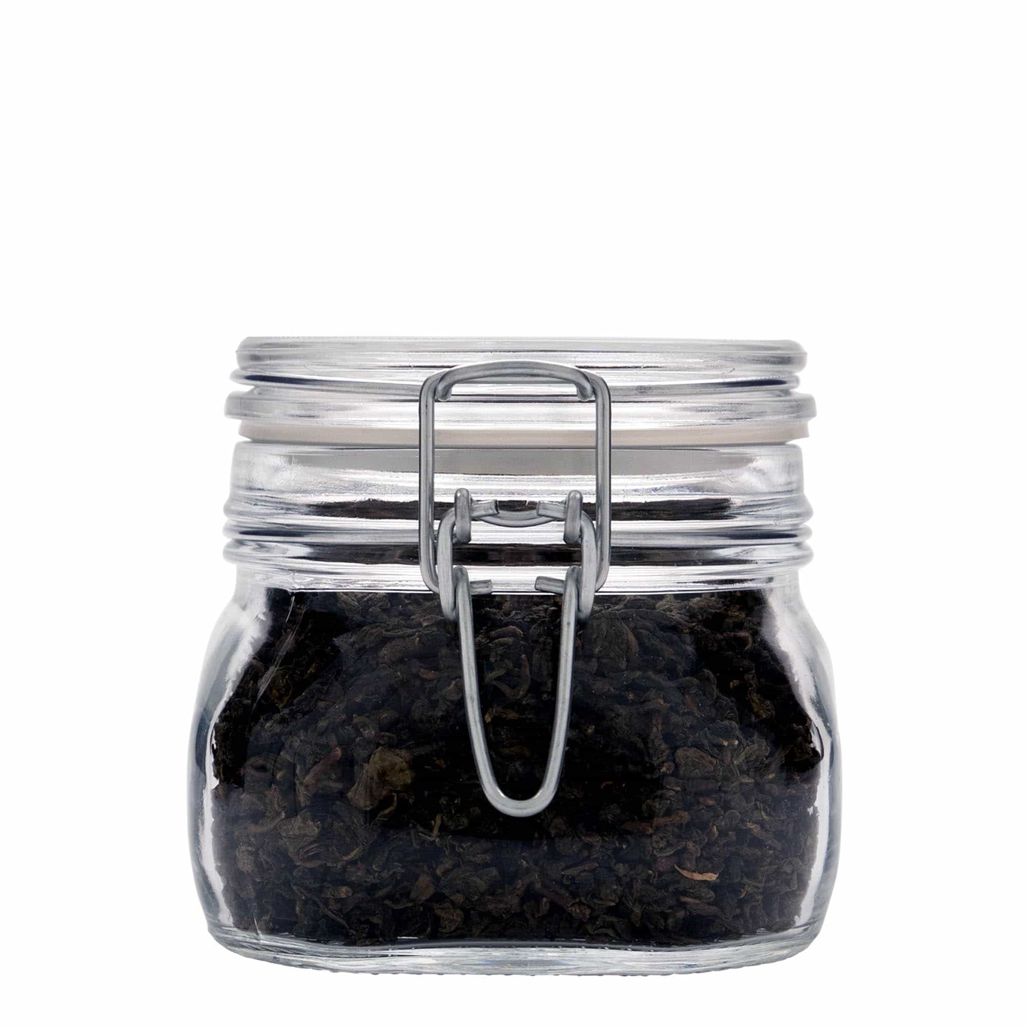 500 ml wire bail jar 'Fido', square, opening: wire bail closure