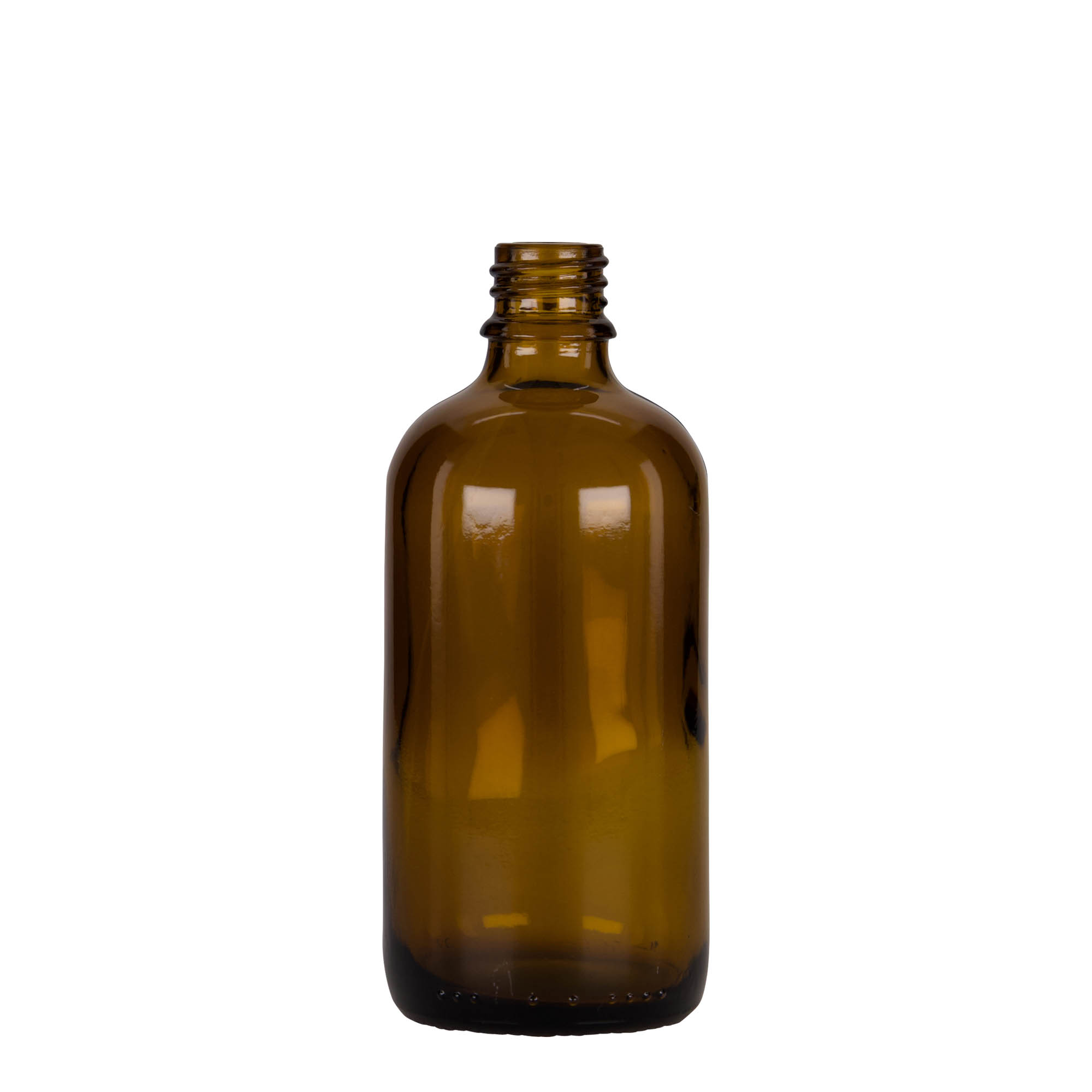 100 ml dropper bottle medicine, glass, brown-black, opening: DIN 18 100 ml dropper bottle medicine, glass, brown-black, opening: DIN 18