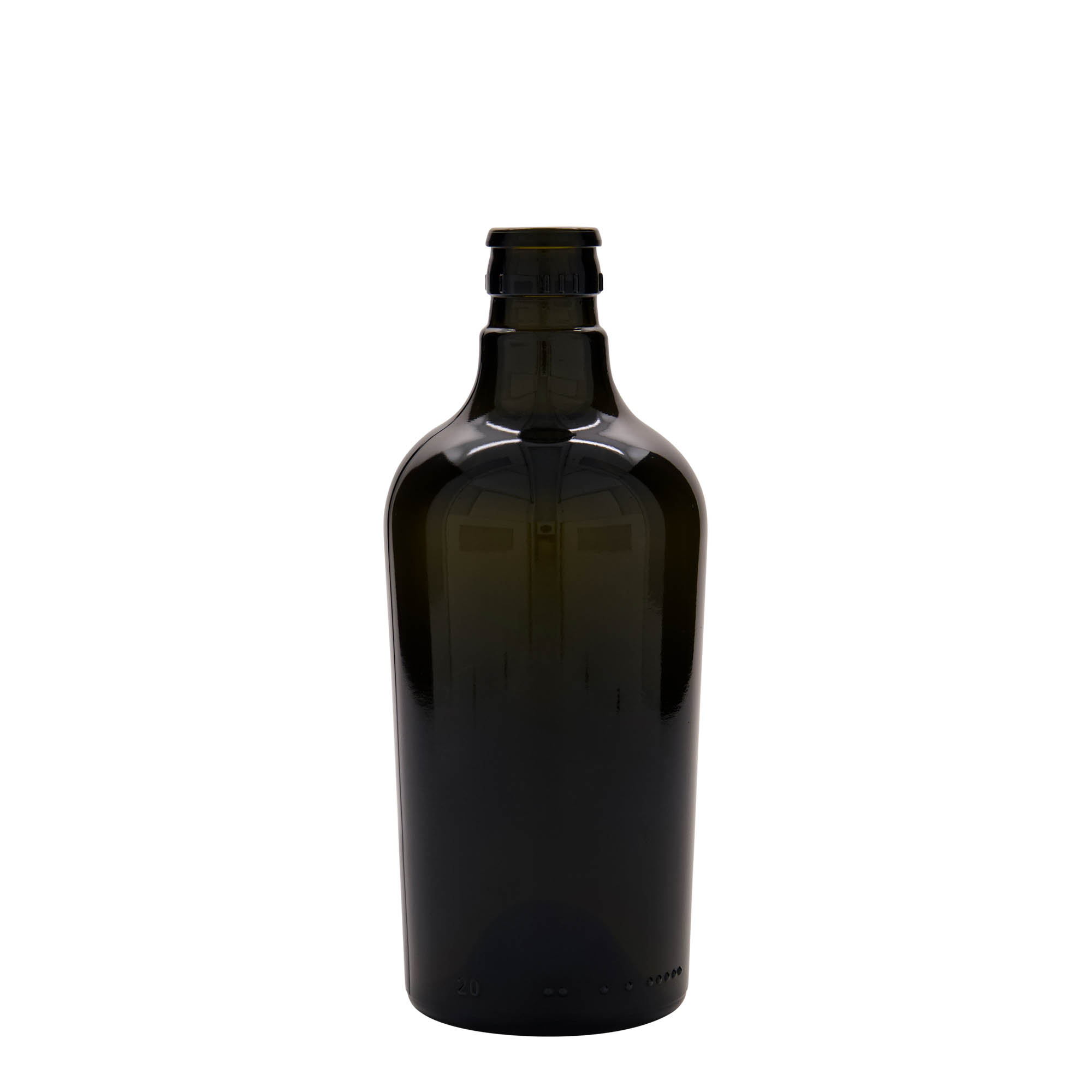 500 ml vinegar/oil bottle 'Oleum', glass, antique green, opening: DOP 500 ml vinegar/oil bottle 'Oleum', glass, antique green, opening: DOP