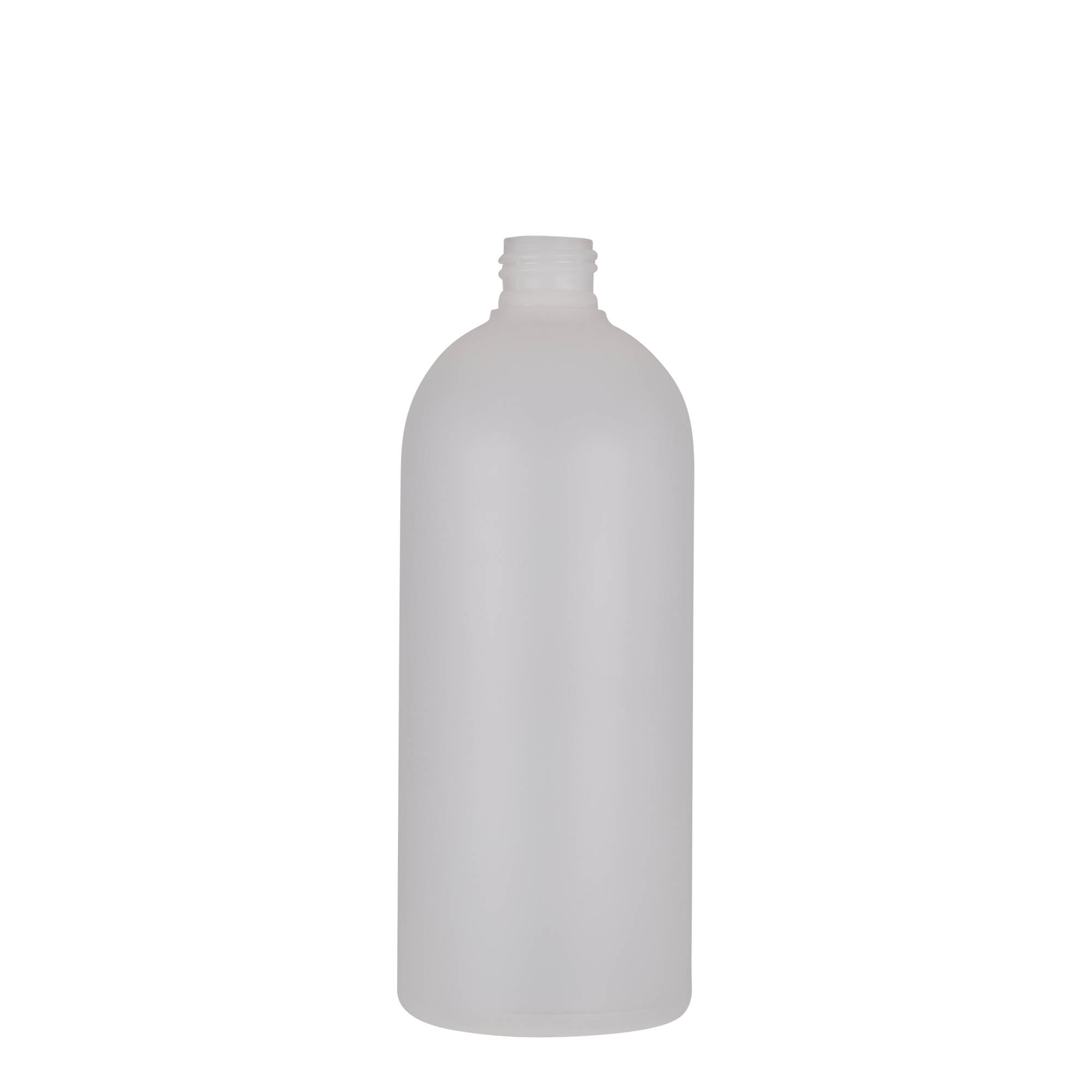 500 ml plastic bottle 'Tuffy', HDPE, natural, opening: 24/410 500 ml plastic bottle 'Tuffy', HDPE, natural, opening: 24/410