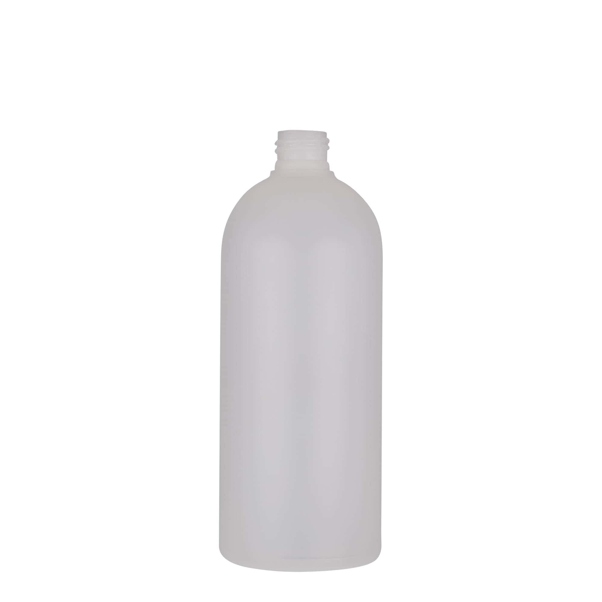 500 ml plastic bottle ‘Tuffy’, HDPE, natural, opening: 24/410
