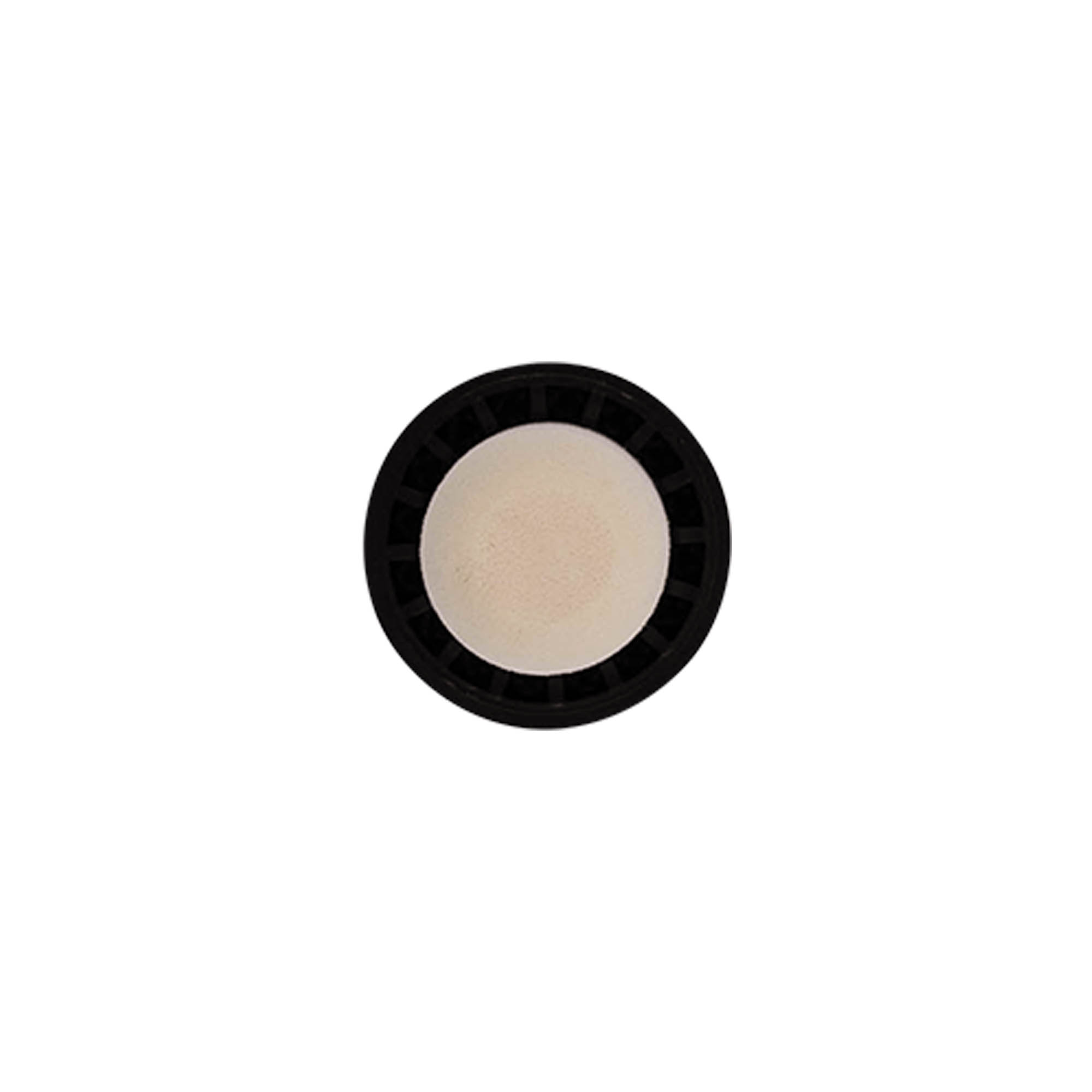 Handle cork 19 mm, plastic, gold, for opening: cork