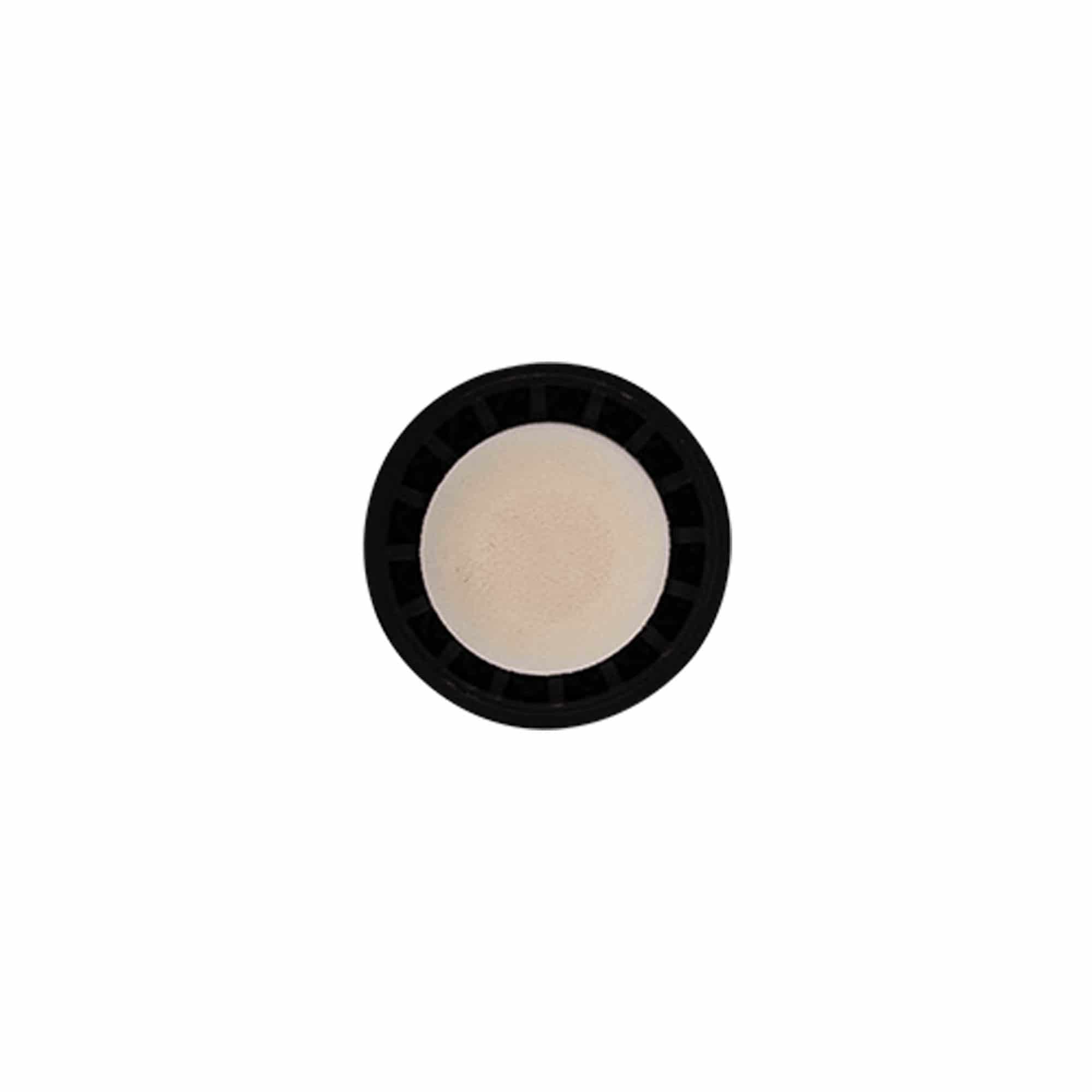 Handle cork 19 mm, plastic, gold, for opening: cork Handle cork 19 mm, plastic, gold, for opening: cork