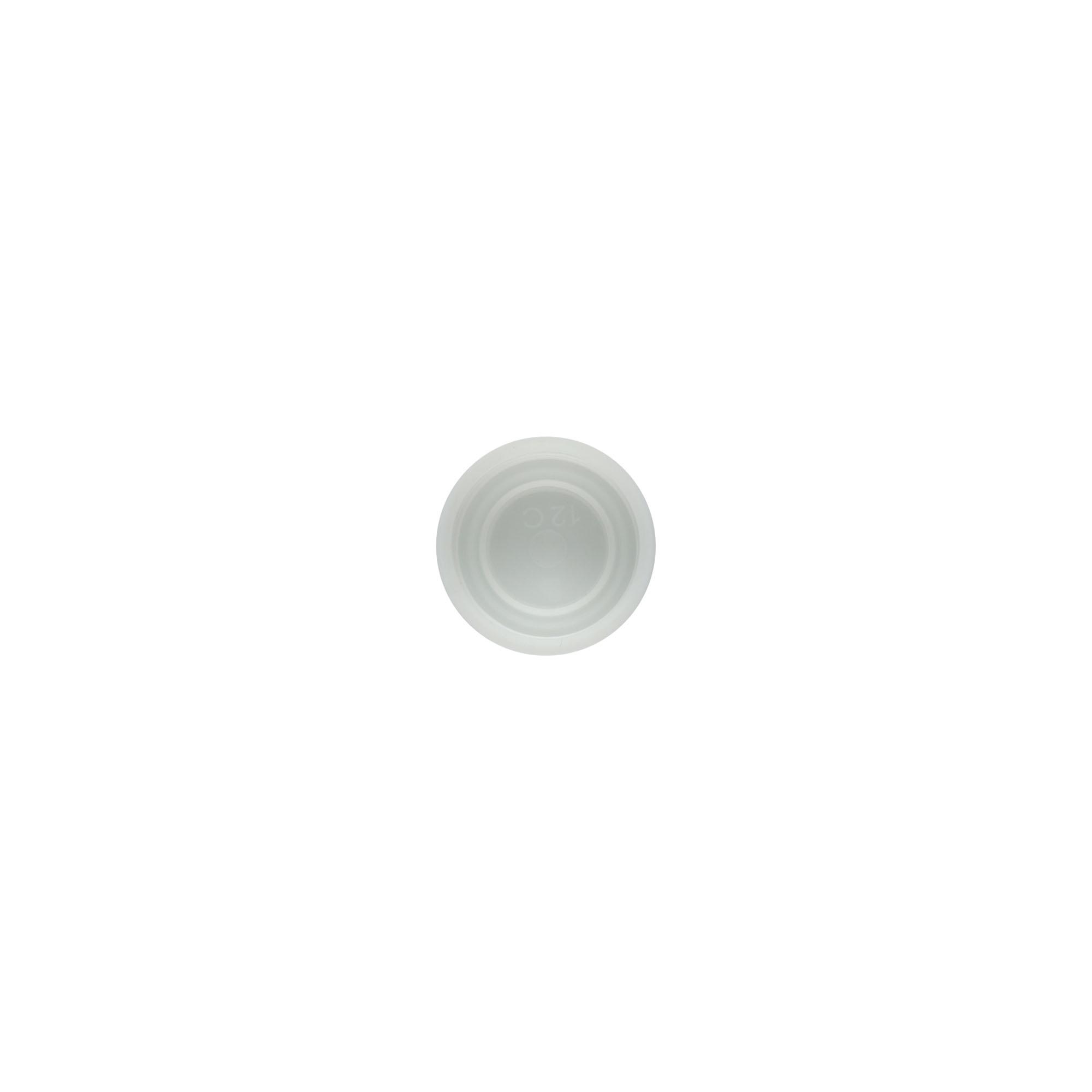 Screw cap for PET tubes, plastic, white Screw cap for PET tubes, plastic, white