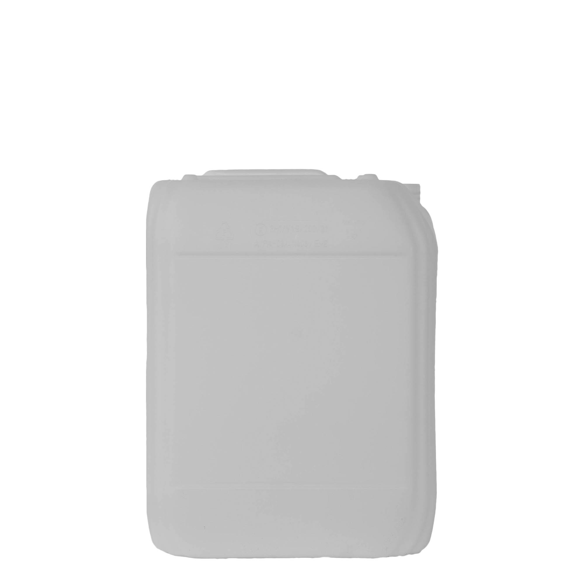 20 l canister, rectangular, HDPE plastic, natural, opening: ND 60 20 l canister, rectangular, HDPE plastic, natural, opening: ND 60