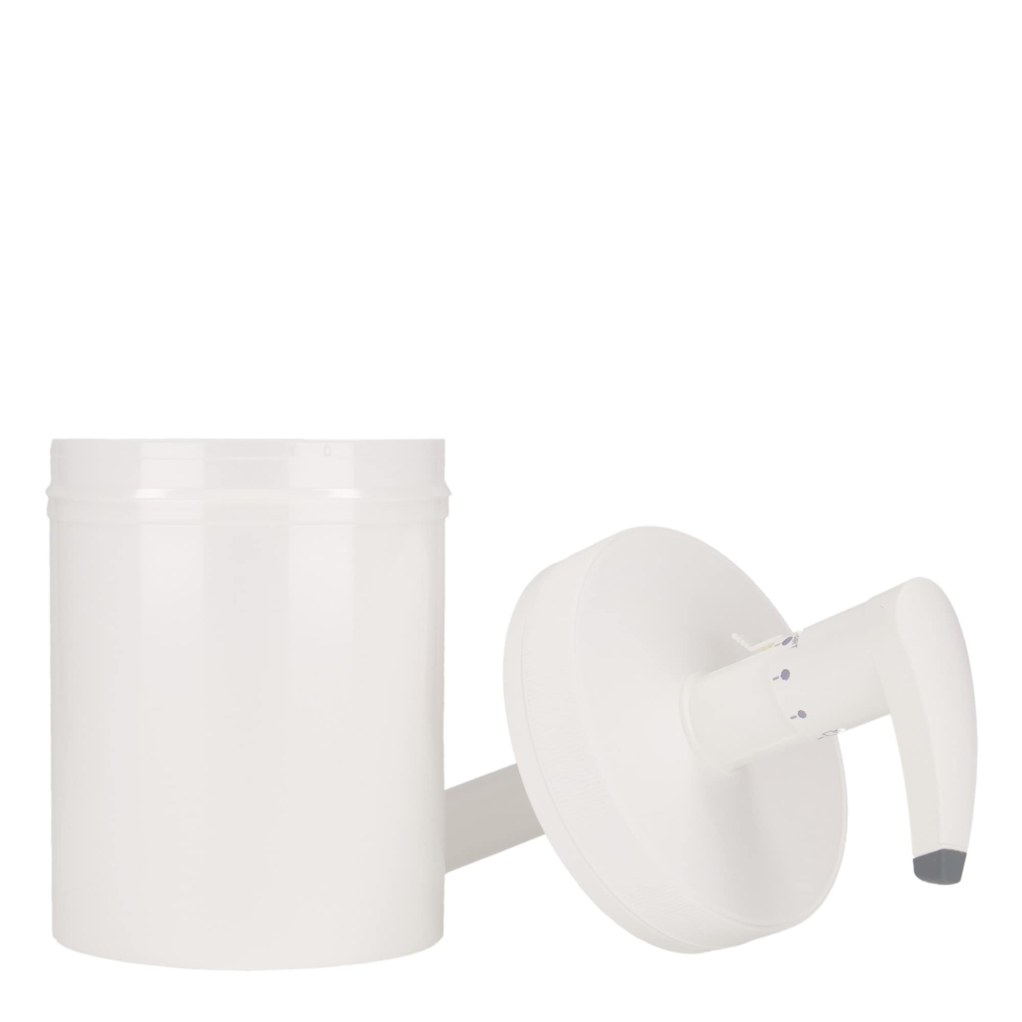 1,240 ml dispenser bottle 'Securibox', PP plastic, white, opening: screw cap