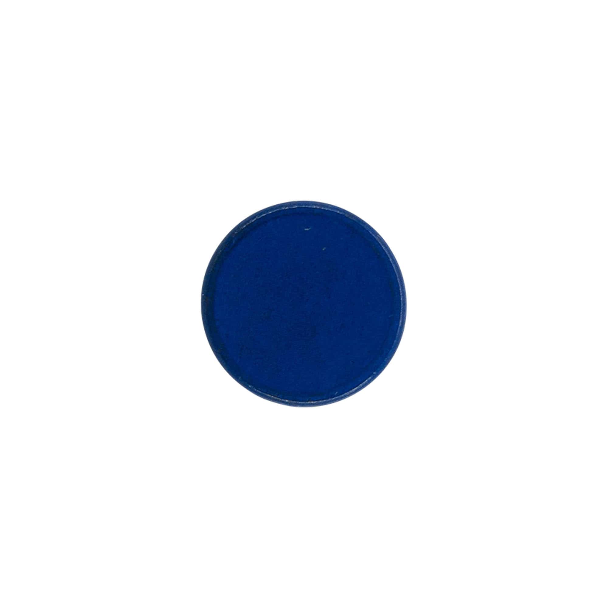 Handle cork 19 mm, wood/plastic, blue, for opening: cork