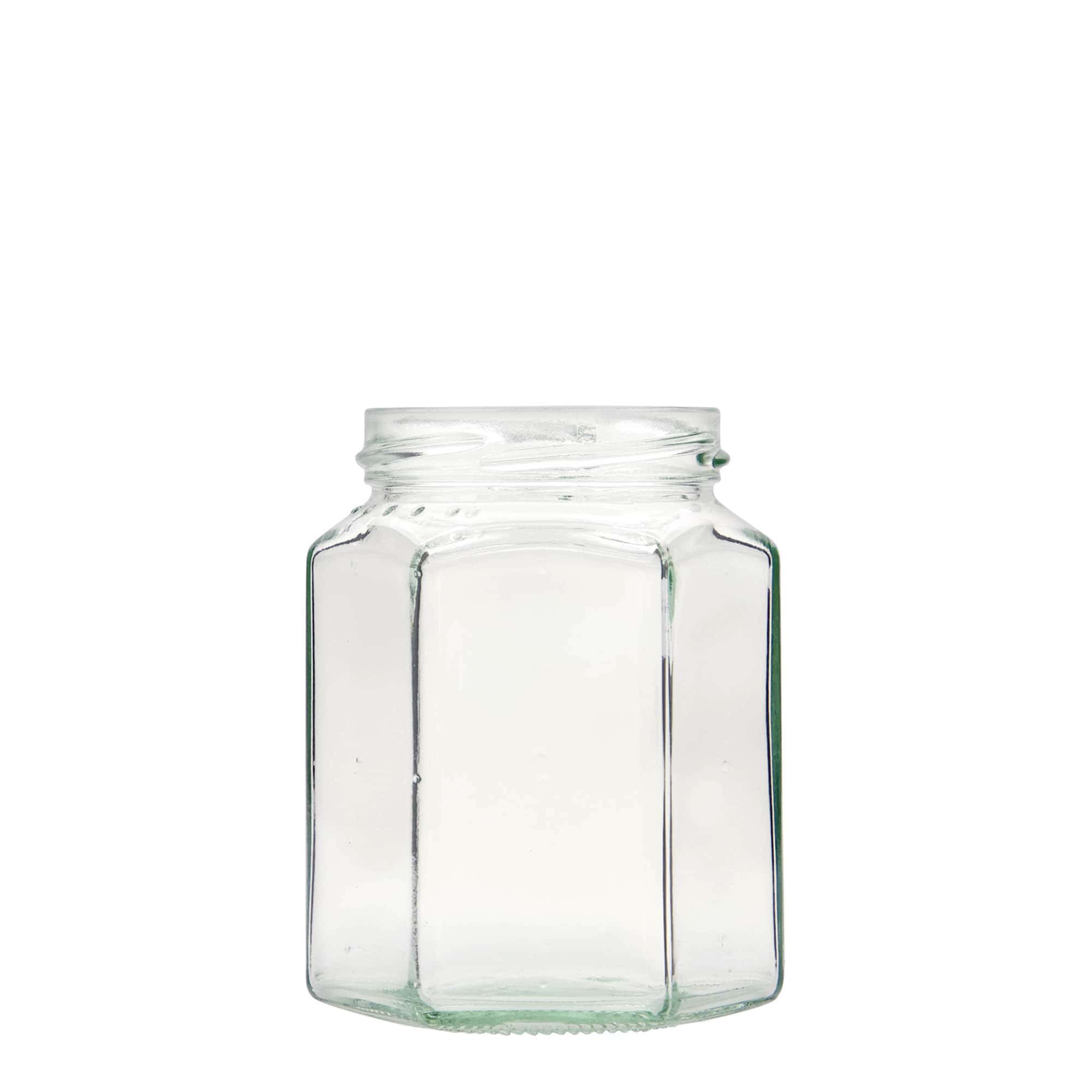 288 ml hexagonal glass, opening: twist-off (TO 63)
