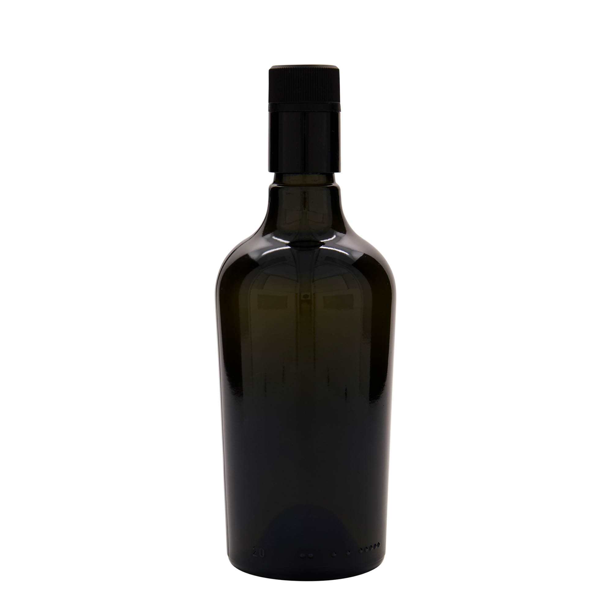 500 ml vinegar/oil bottle 'Oleum', glass, antique green, opening: DOP 500 ml vinegar/oil bottle 'Oleum', glass, antique green, opening: DOP