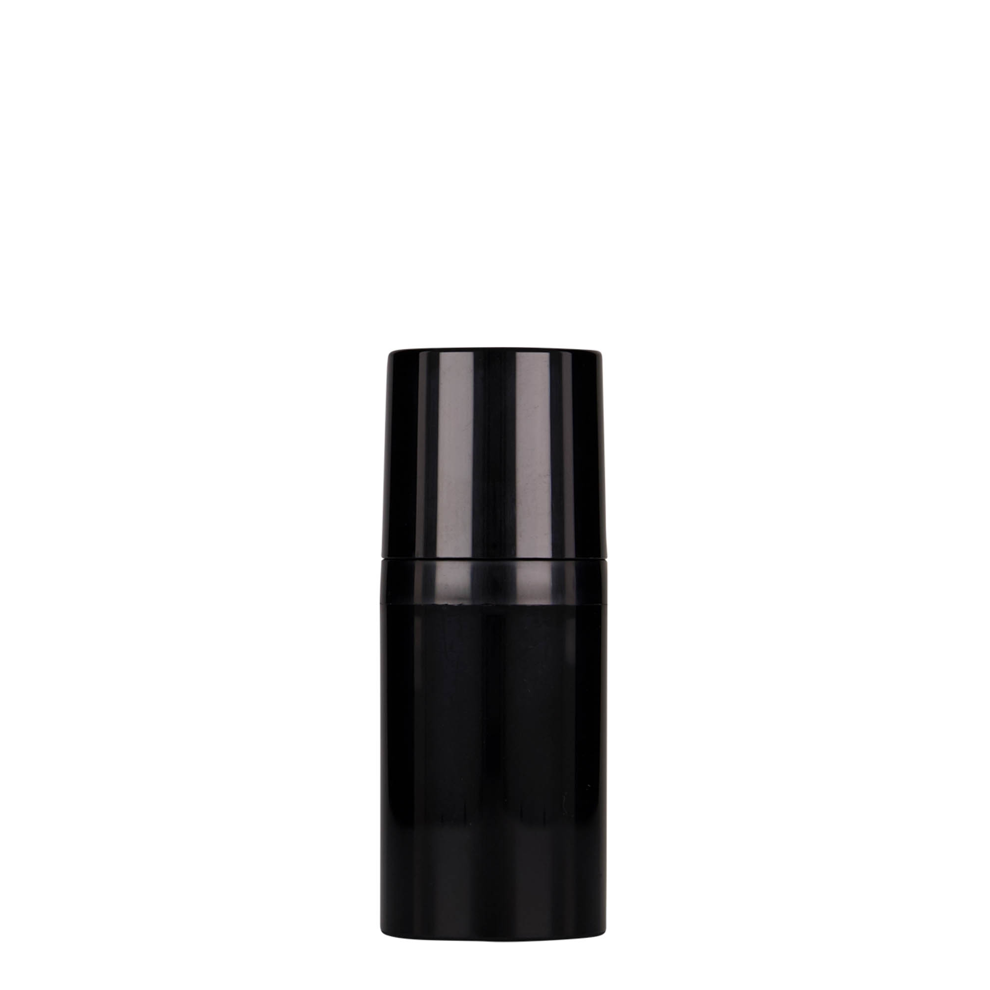 30 ml Airless Dispenser 'Mezzo', PP plastic, black 30 ml Airless Dispenser 'Mezzo', PP plastic, black