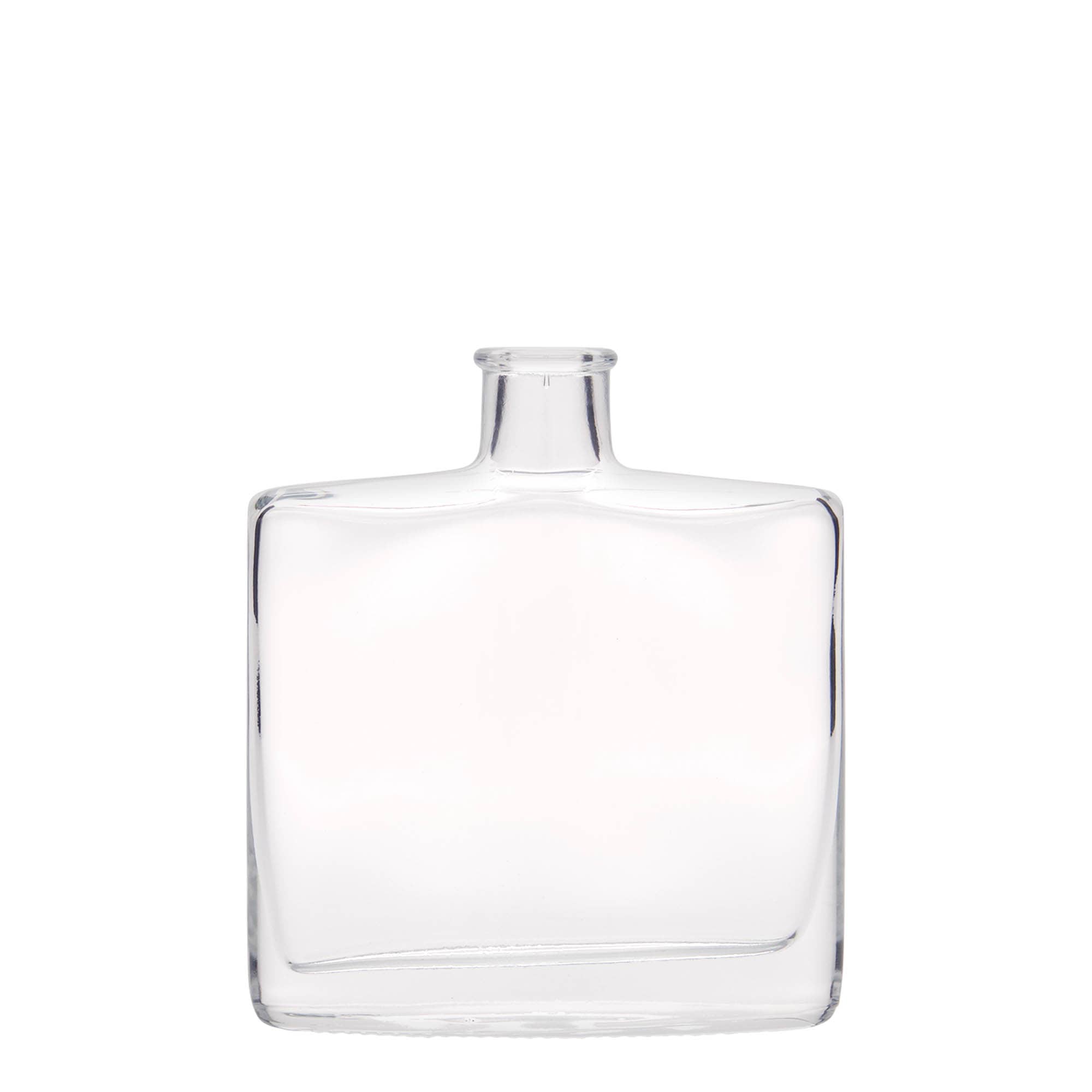 200 ml glass bottle 'Zorbas', oval, opening: cork