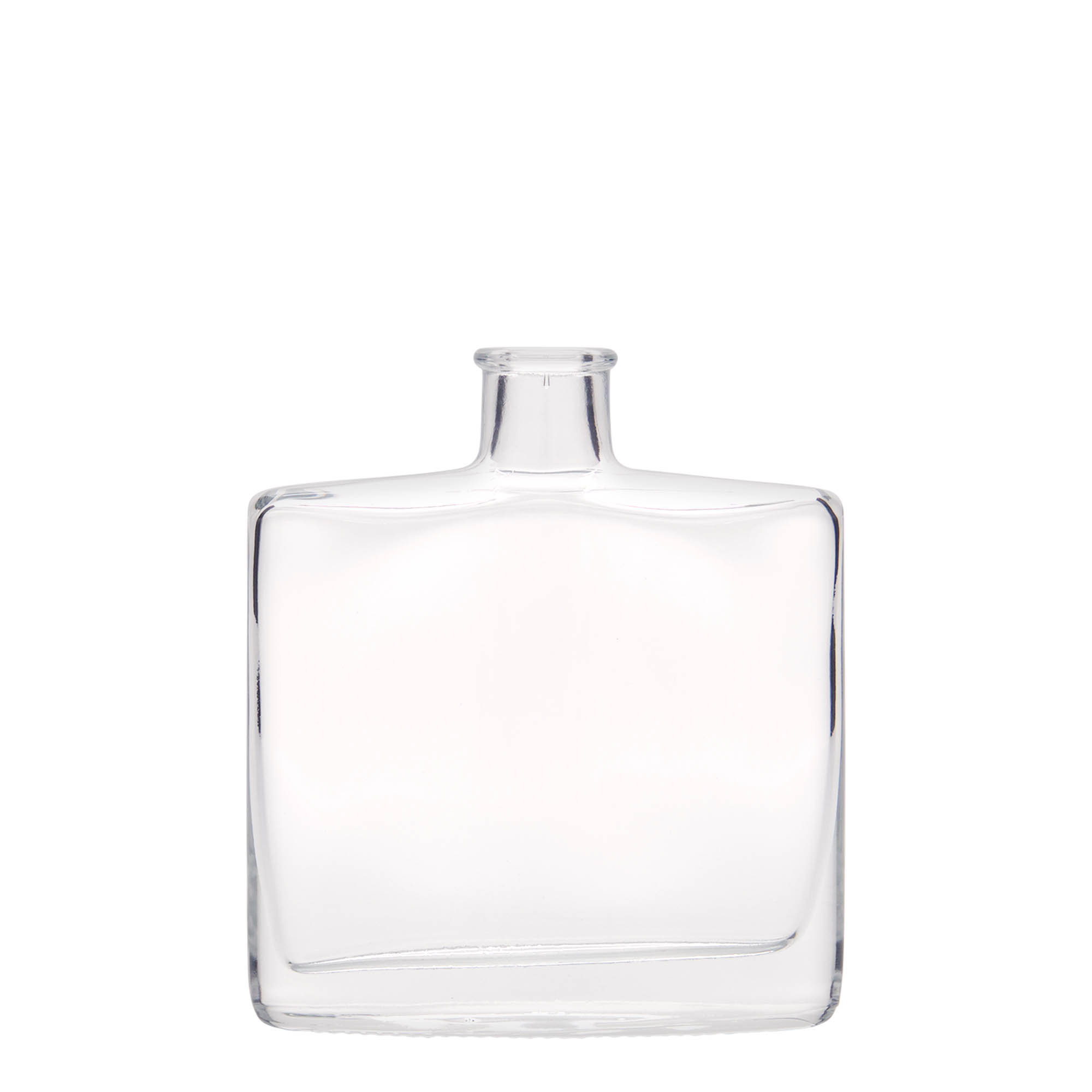 200 ml glass bottle ‘Zorbas’, oval, opening: cork