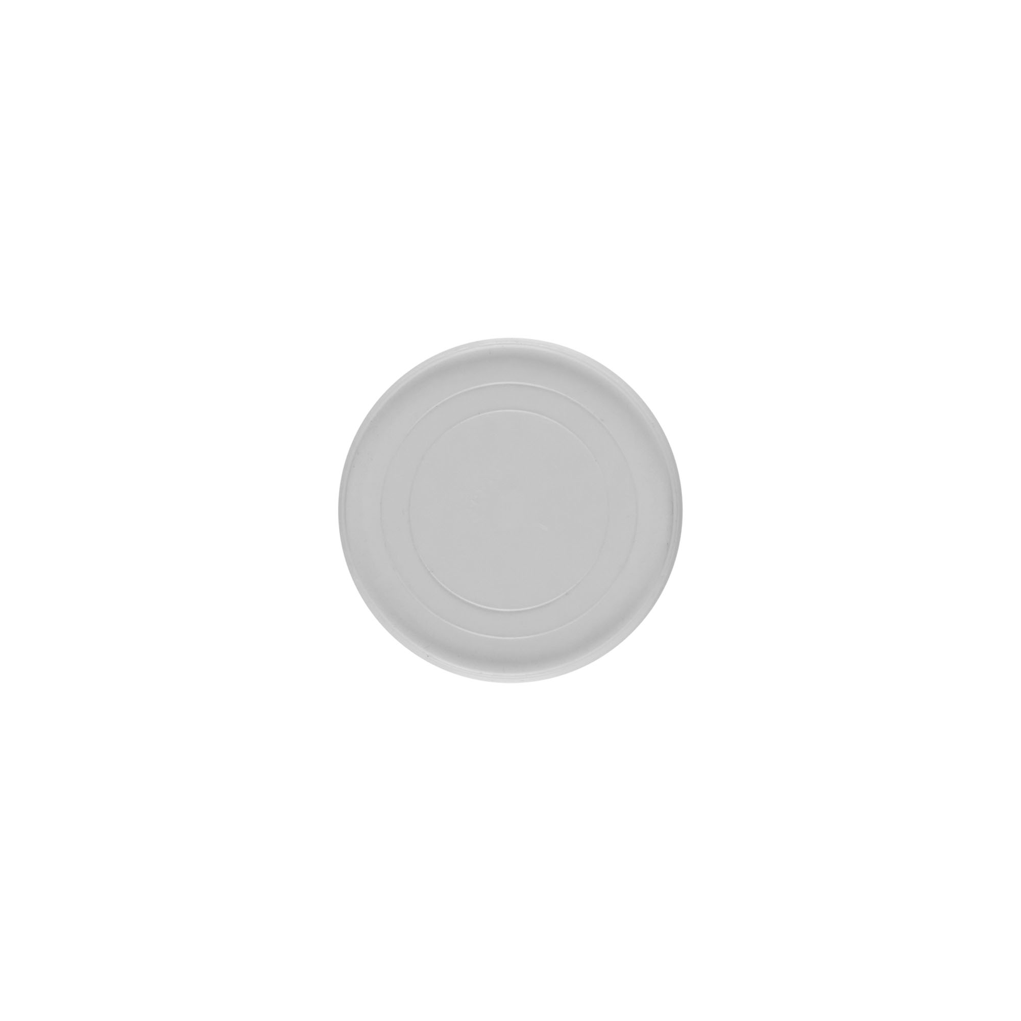 Cover disc for 5 ml 'Bianca', PP plastic, white