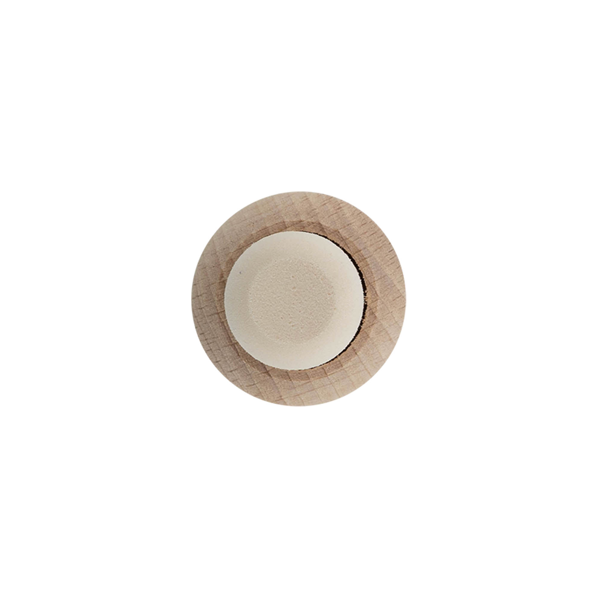 Handle cork 19 mm 'Ball', wood/plastic, for opening: cork