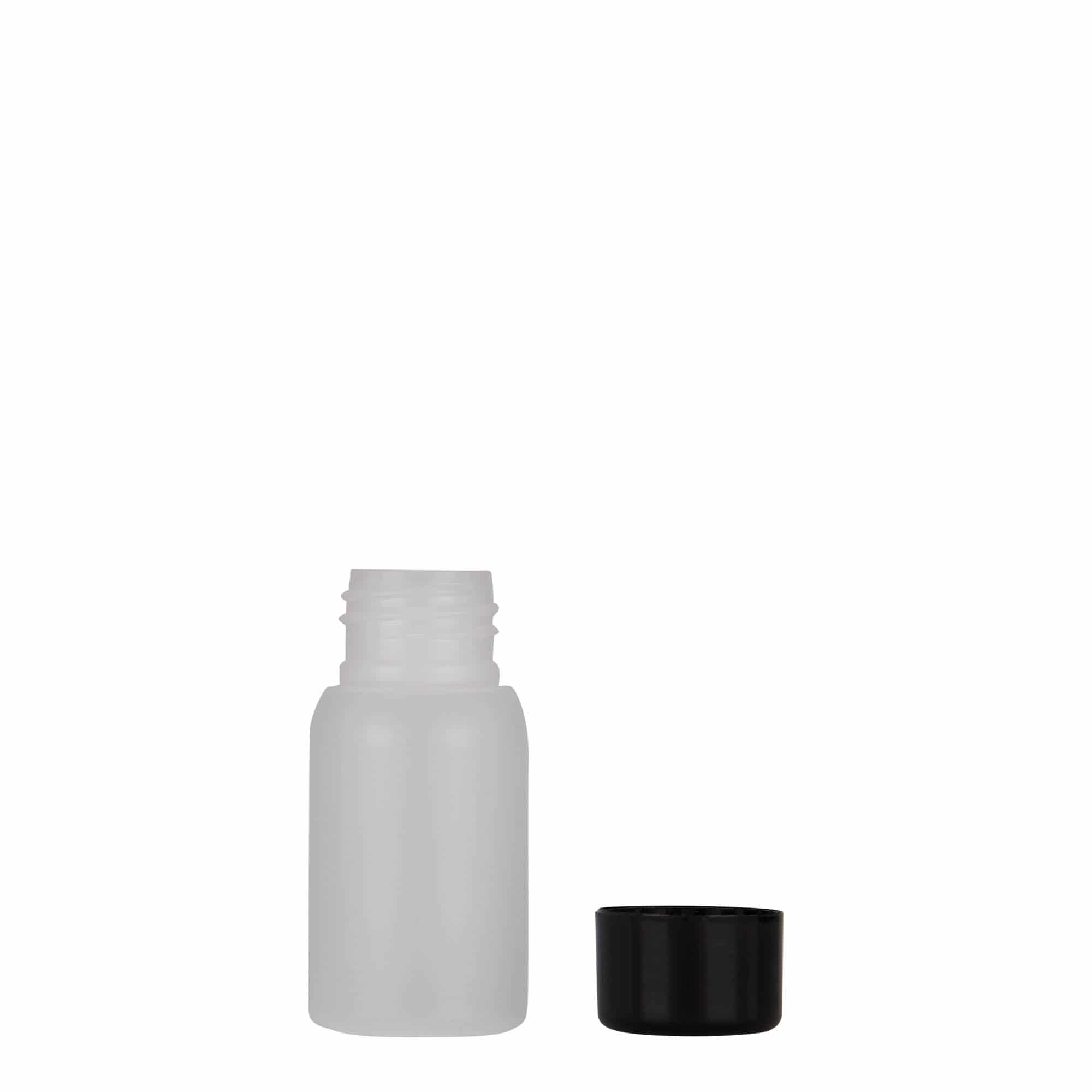 30 ml plastic bottle 'Tuffy', HDPE, natural, neck finish: 24/410
