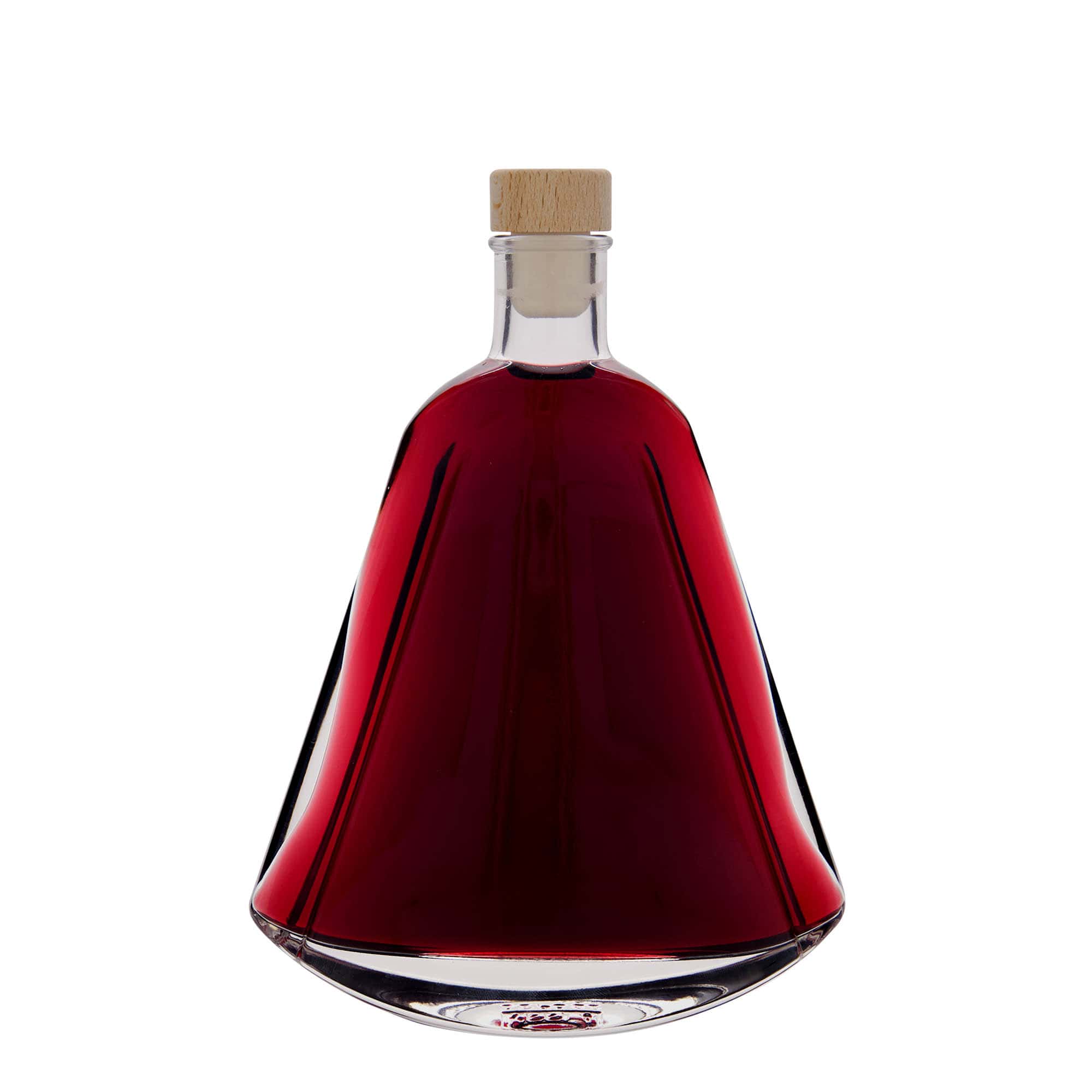 350 ml glass bottle 'Maurizio', oval, closure: cork