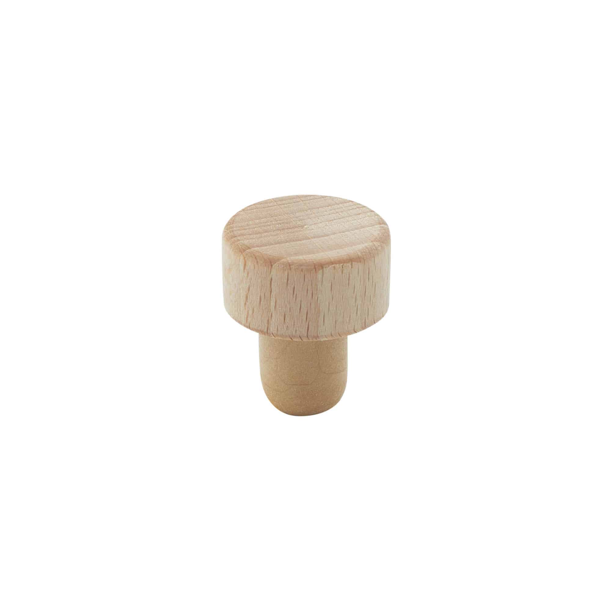 Handle corks 16 mm, wood/plastic, for opening: cork