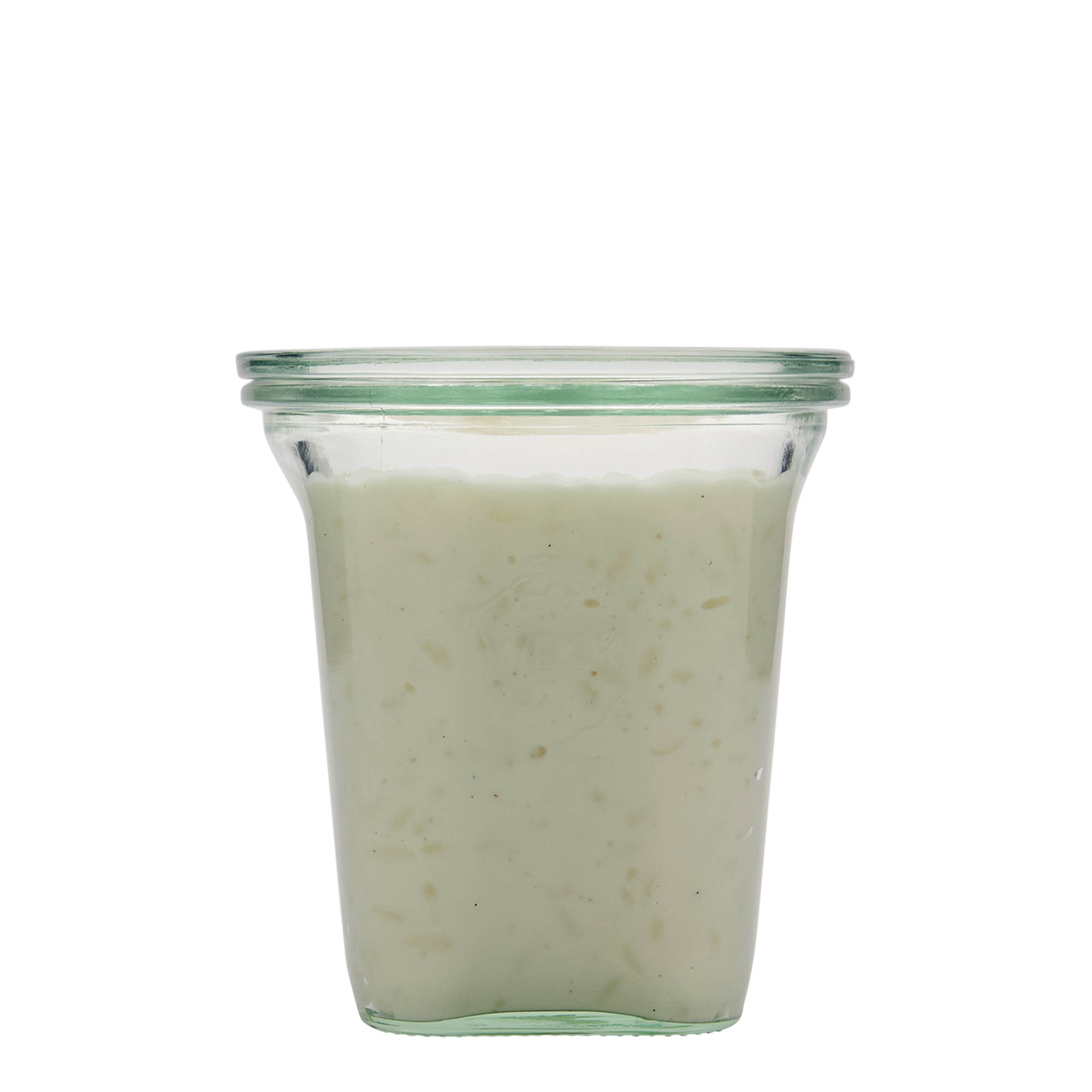 545 ml WECK Quadro jar, square, opening: round rim