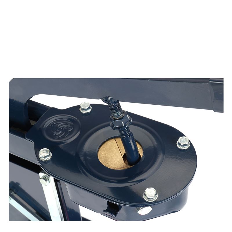 Cork stopper, metal, dark blue