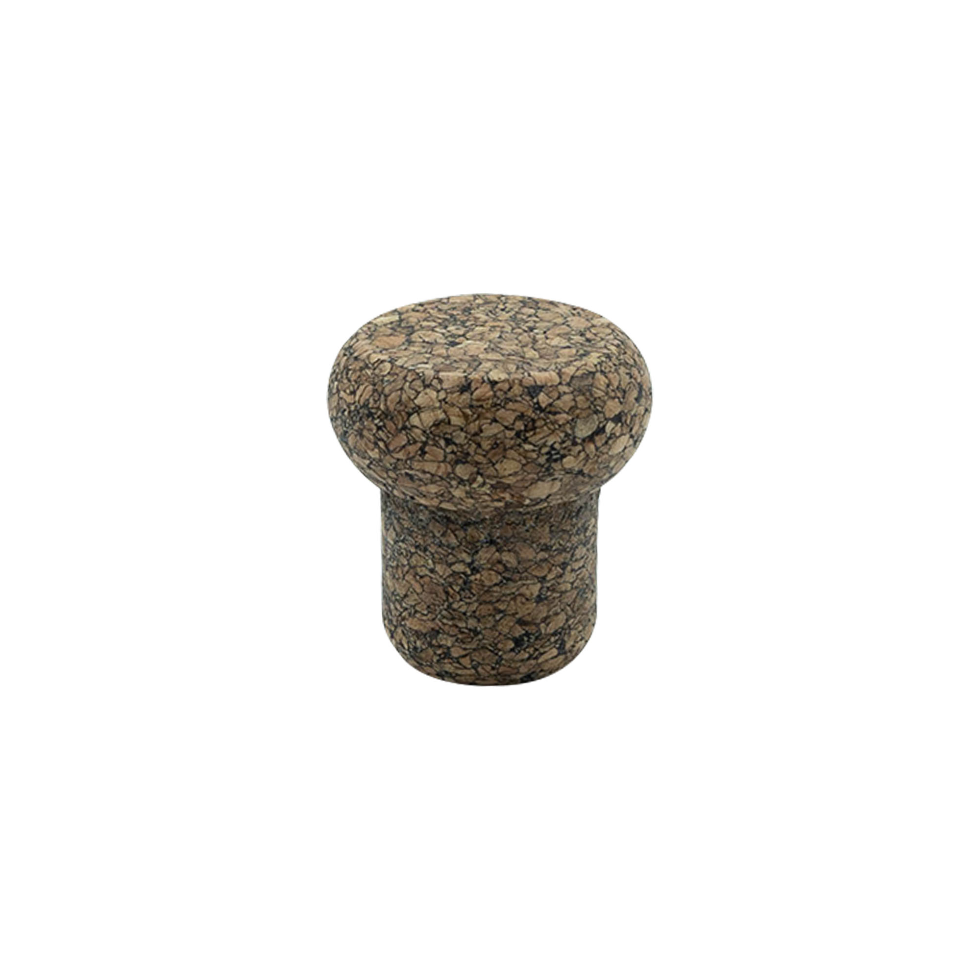 Handle cork 'Barrel' 22.5 mm, Corkcoal, for opening: cork Handle cork 'Barrel' 22.5 mm, Corkcoal, for opening: cork