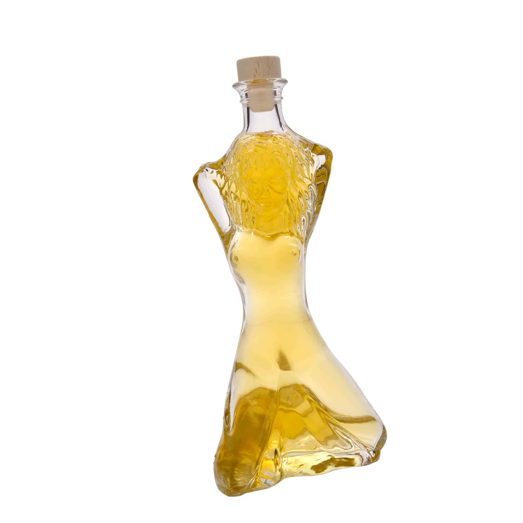 350 ml glass bottle 'Lexy', opening: cork