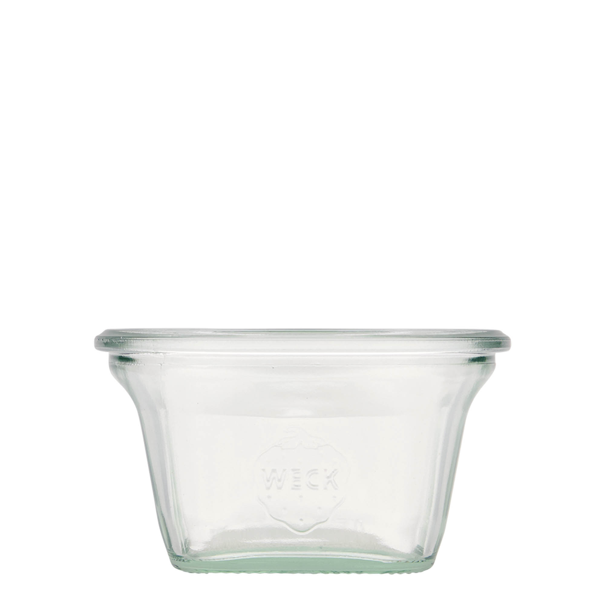 6x 290 ml WECK Quadro jar with glass lid RR 100