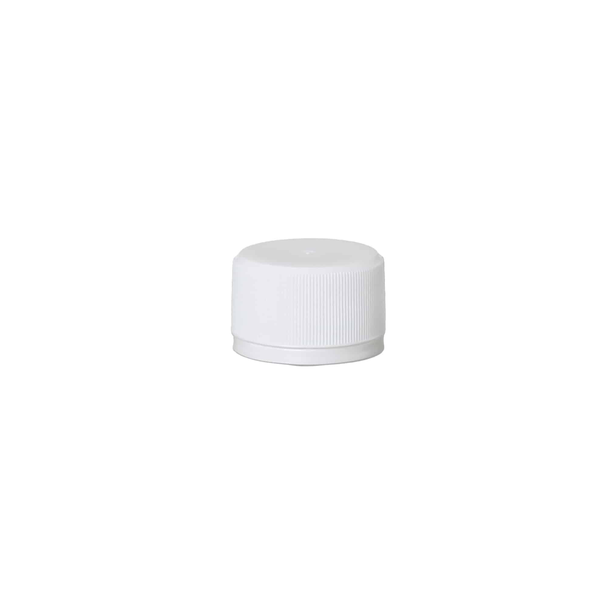 Screw cap variant A, PP plastic, white, for opening: PP 28