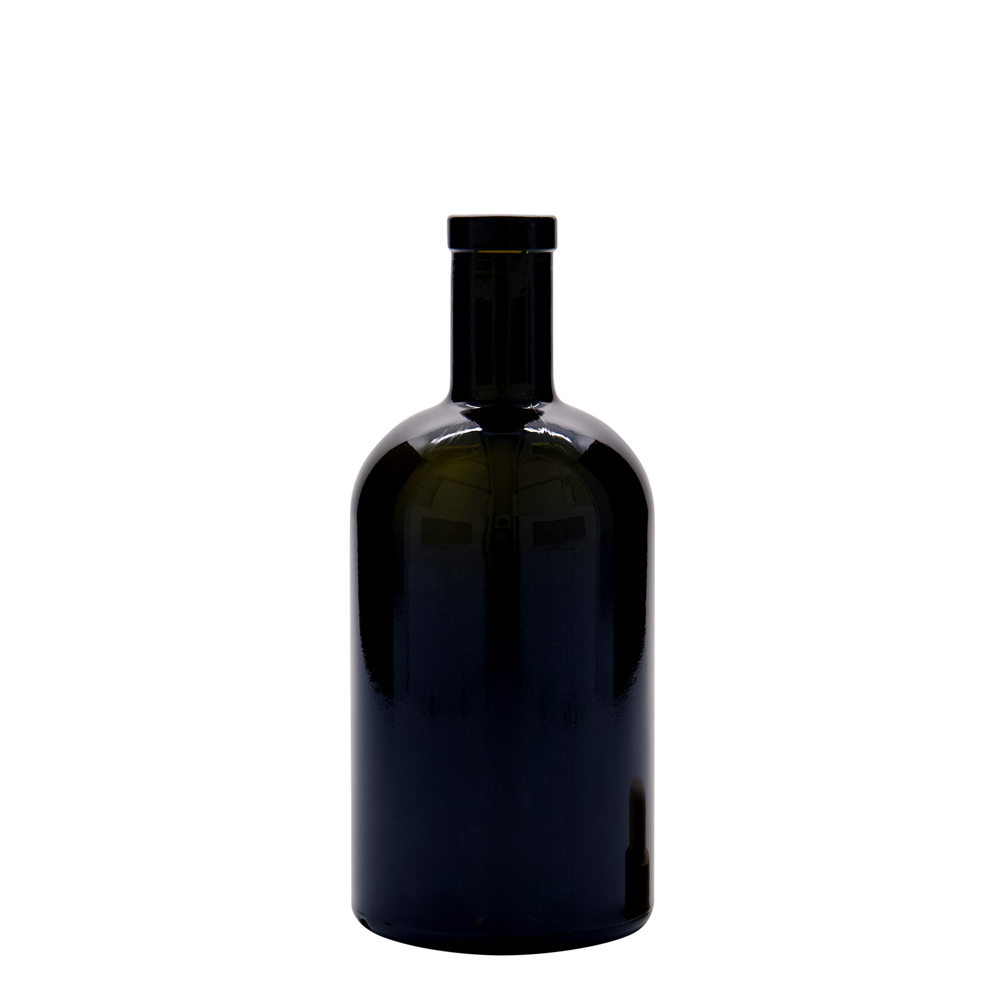 500 ml glass bottle ‘Farmacia’, antique green, opening: cork