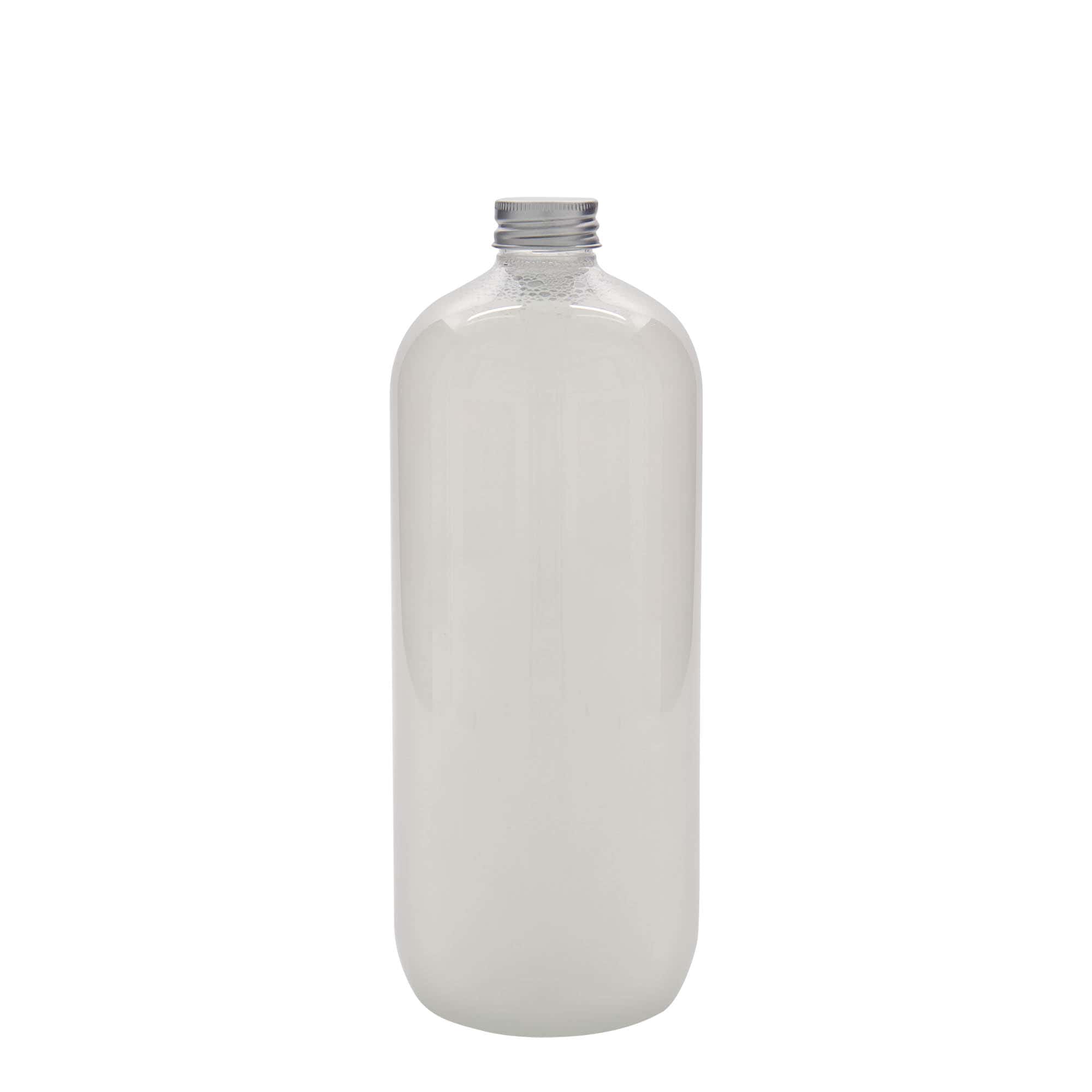 1,000 ml PET bottle 'Boston', plastic, closure: GPI 28/410