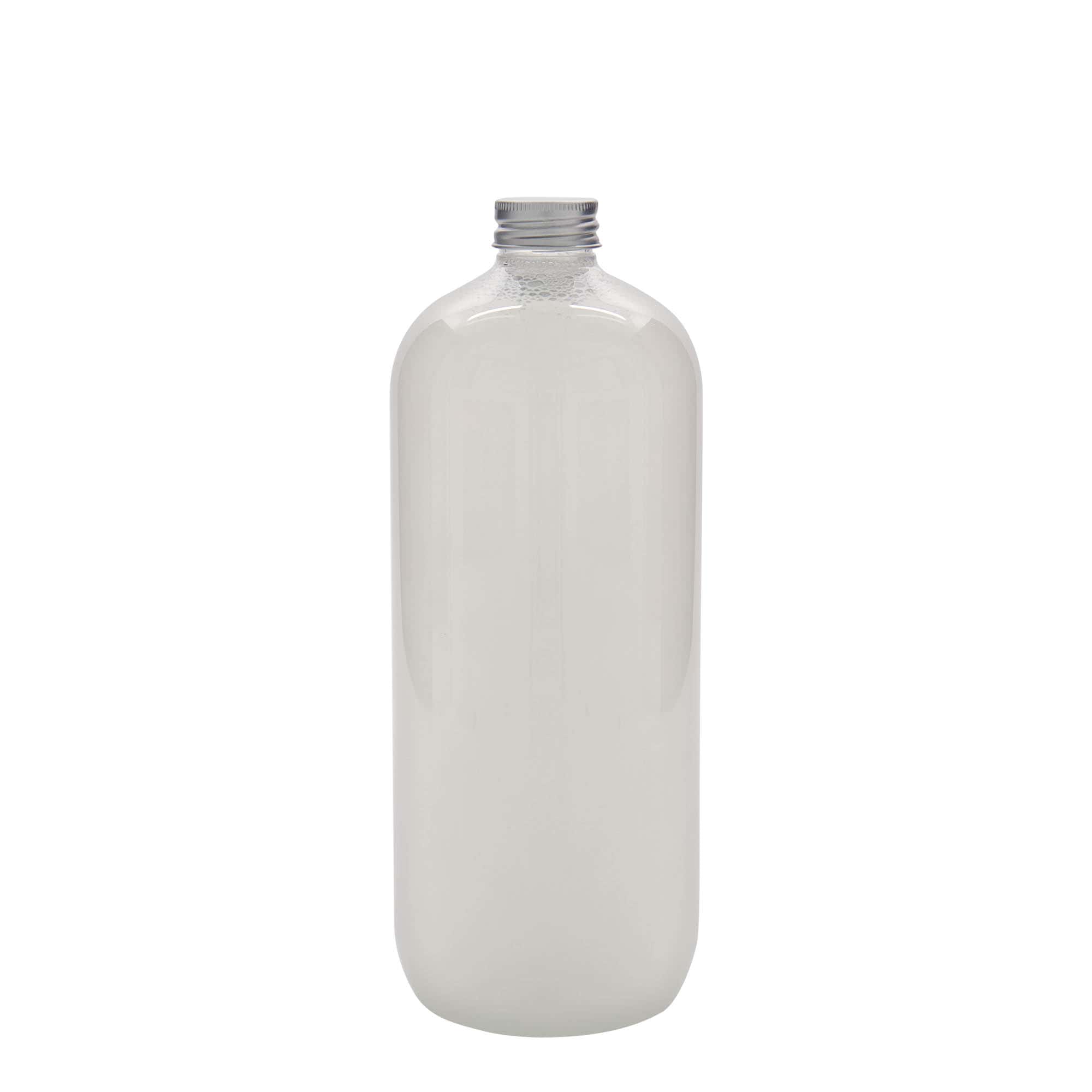 1,000 ml PET bottle 'Boston', plastic, opening: 28/410