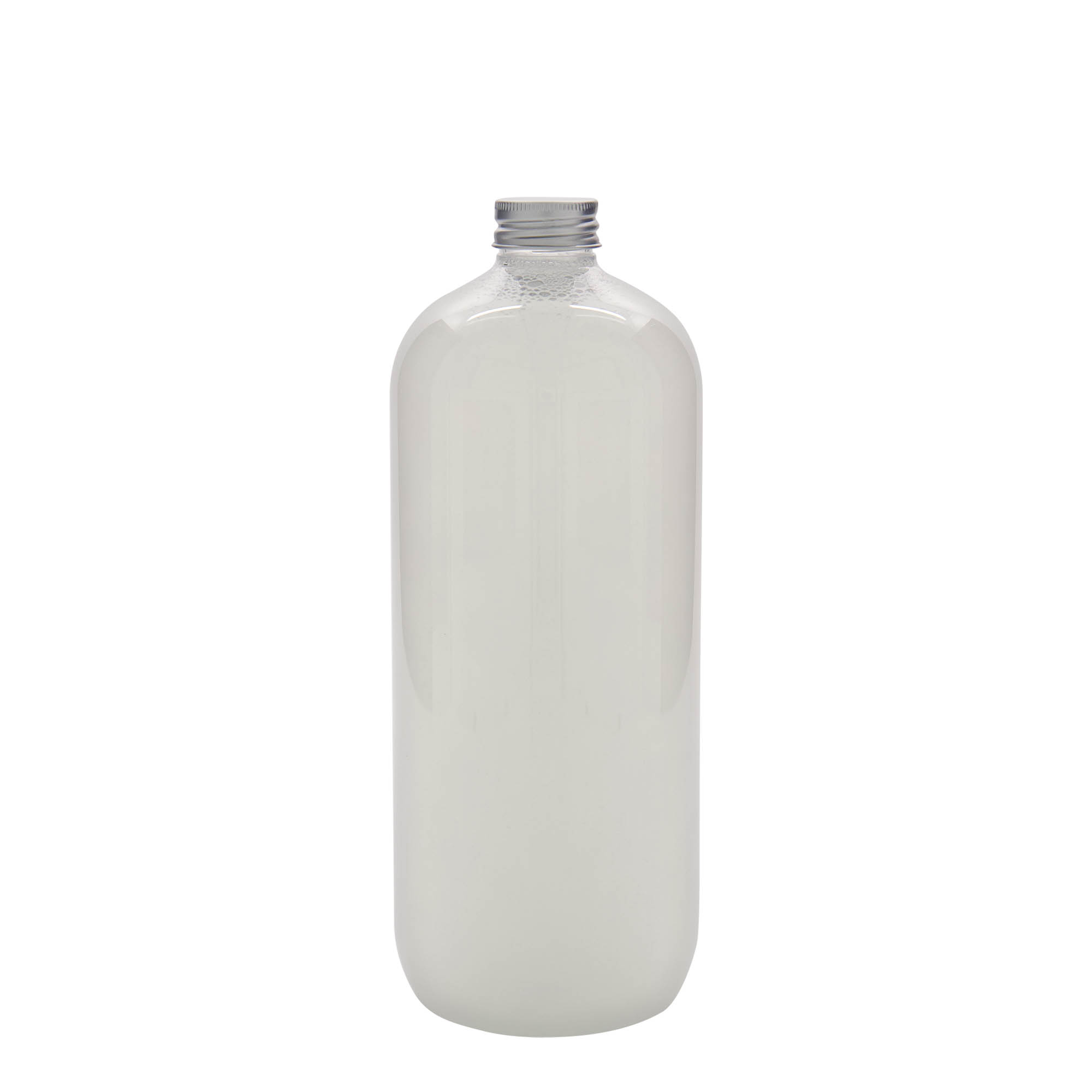 1,000 ml PET bottle ‘Boston’, plastic, opening: 28/410