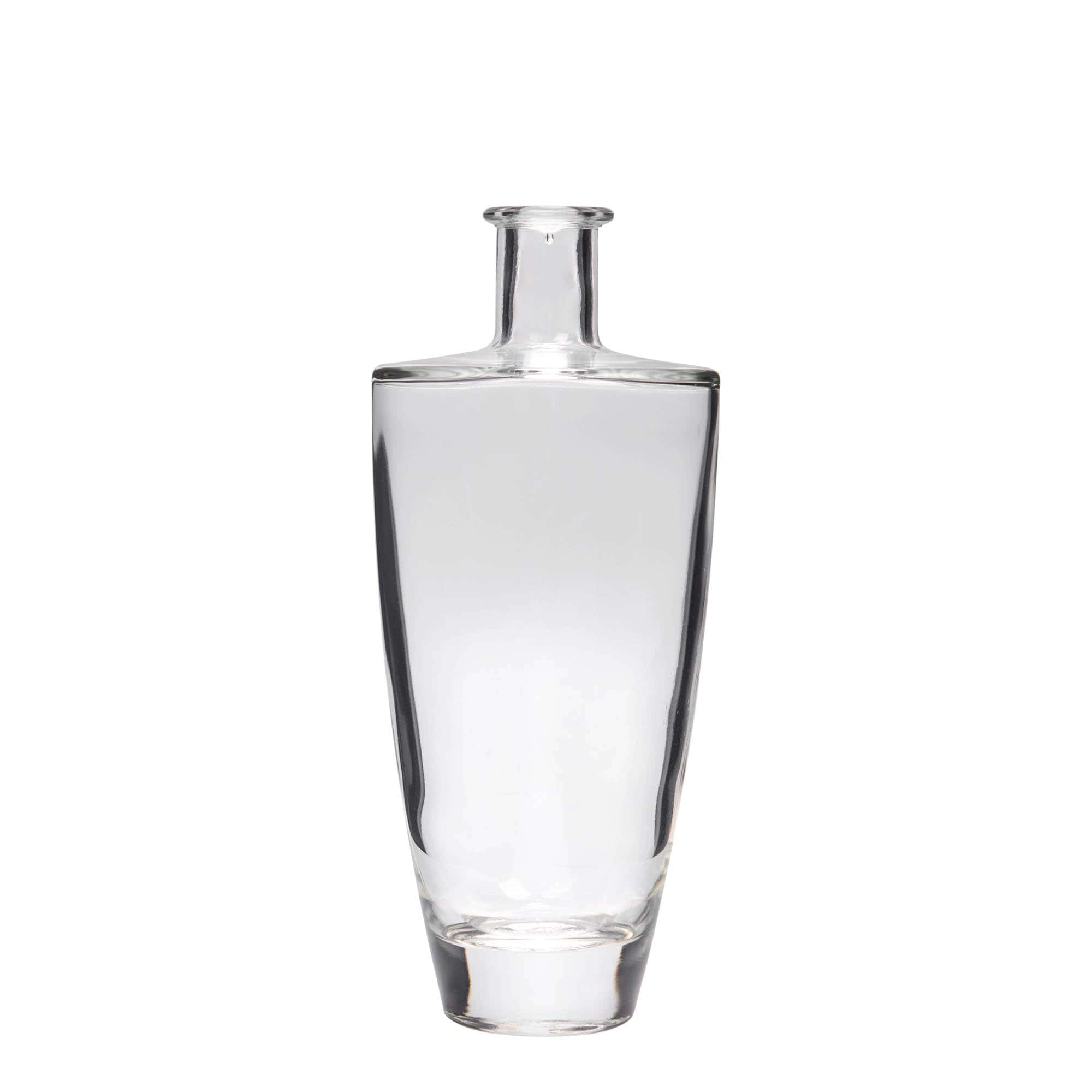 500 ml glass bottle 'Vanessa', oval, opening: cork
