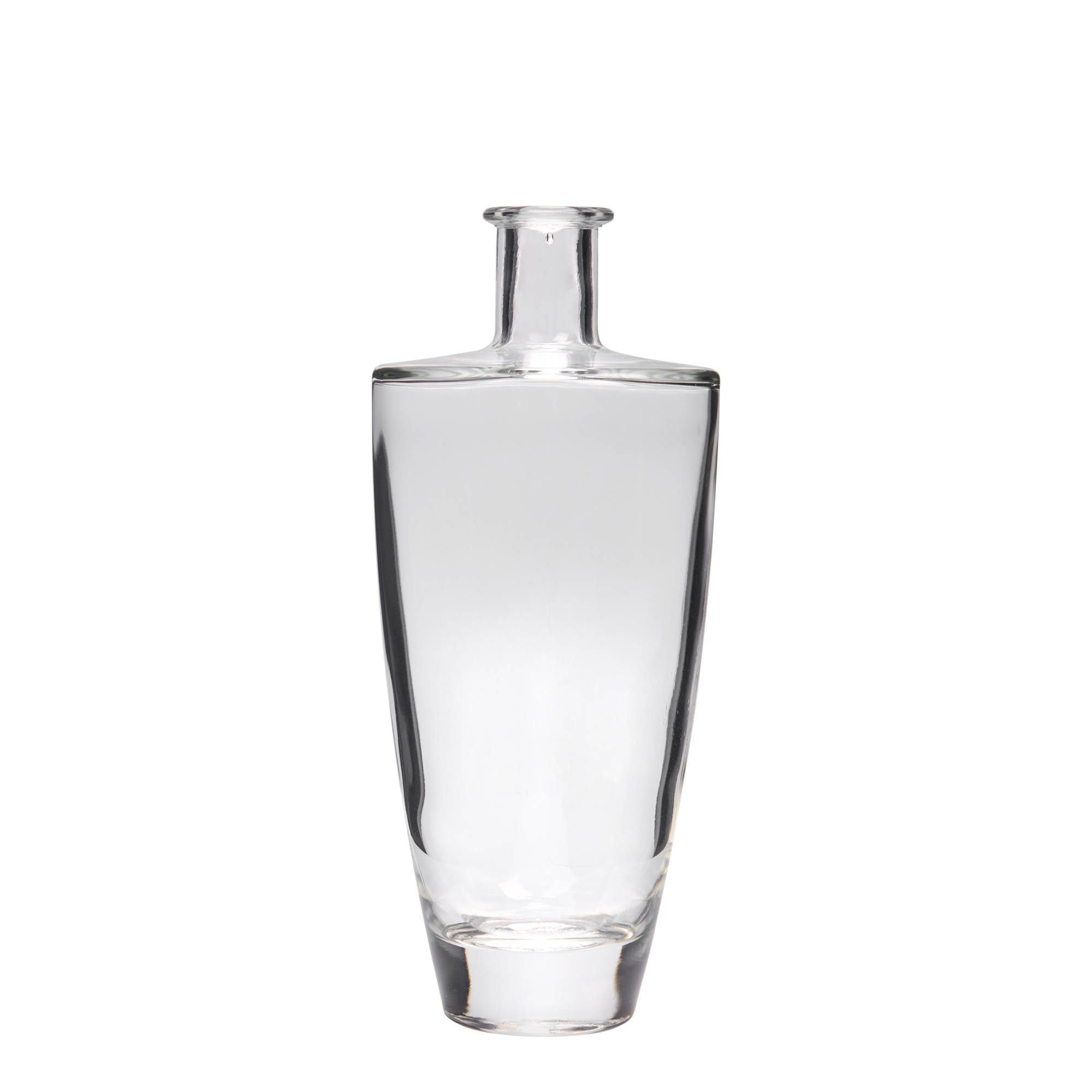 500 ml glass bottle ‘Vanessa’, oval, opening: cork