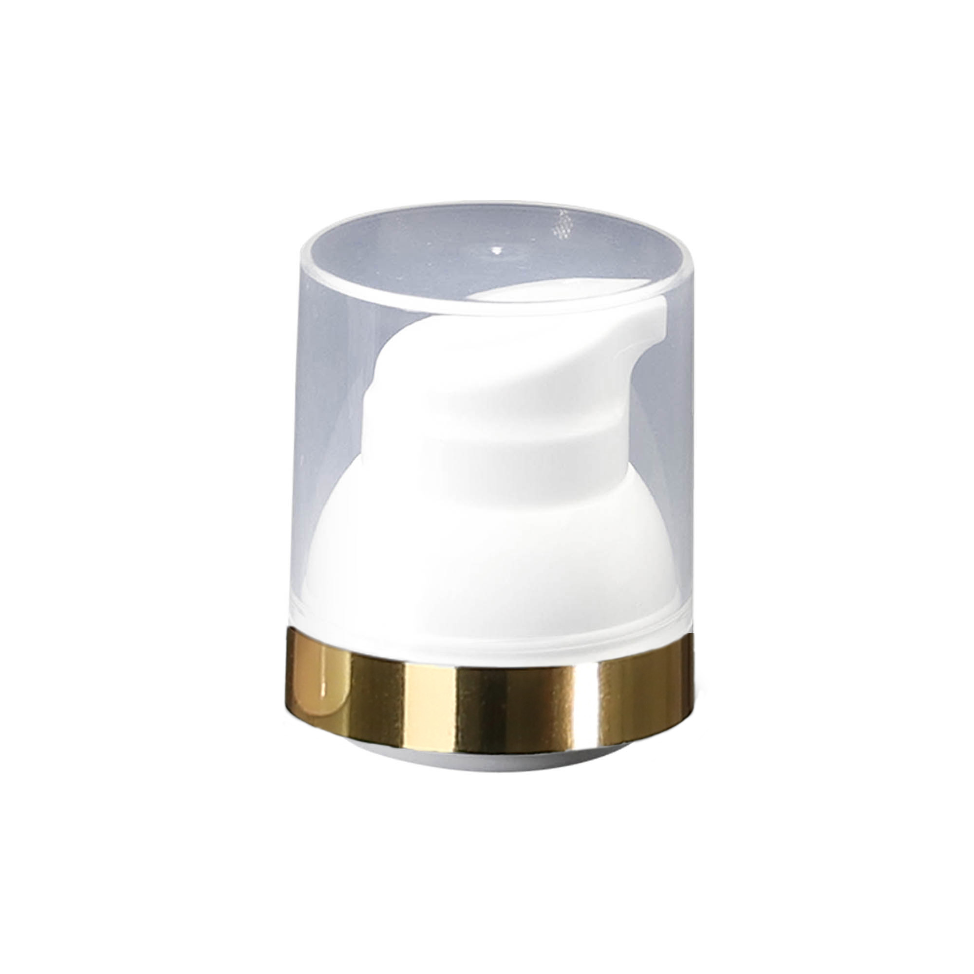 Airless Dispenser Pump Head 'Mezzo', PP Plastic, White