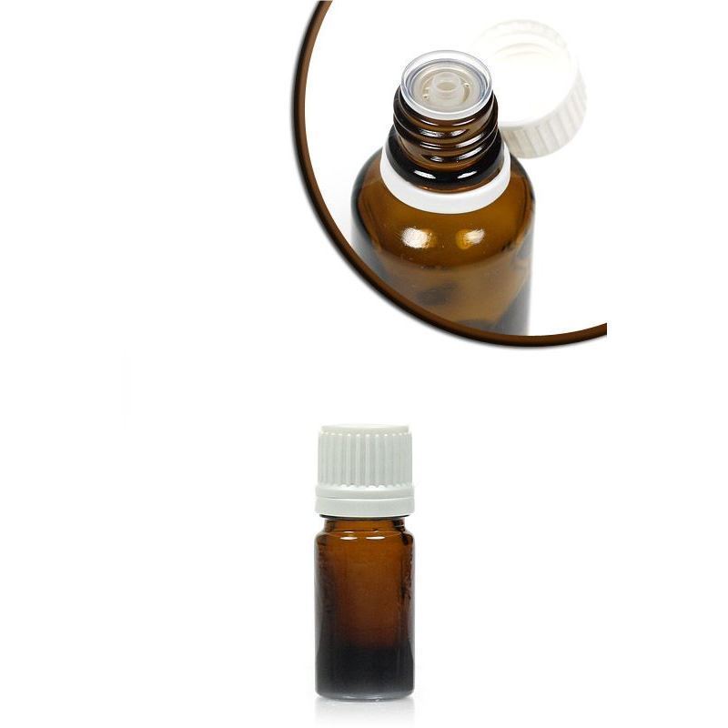 5 ml medicine bottle, glass, brown, opening: DIN 18 5 ml medicine bottle, glass, brown, opening: DIN 18