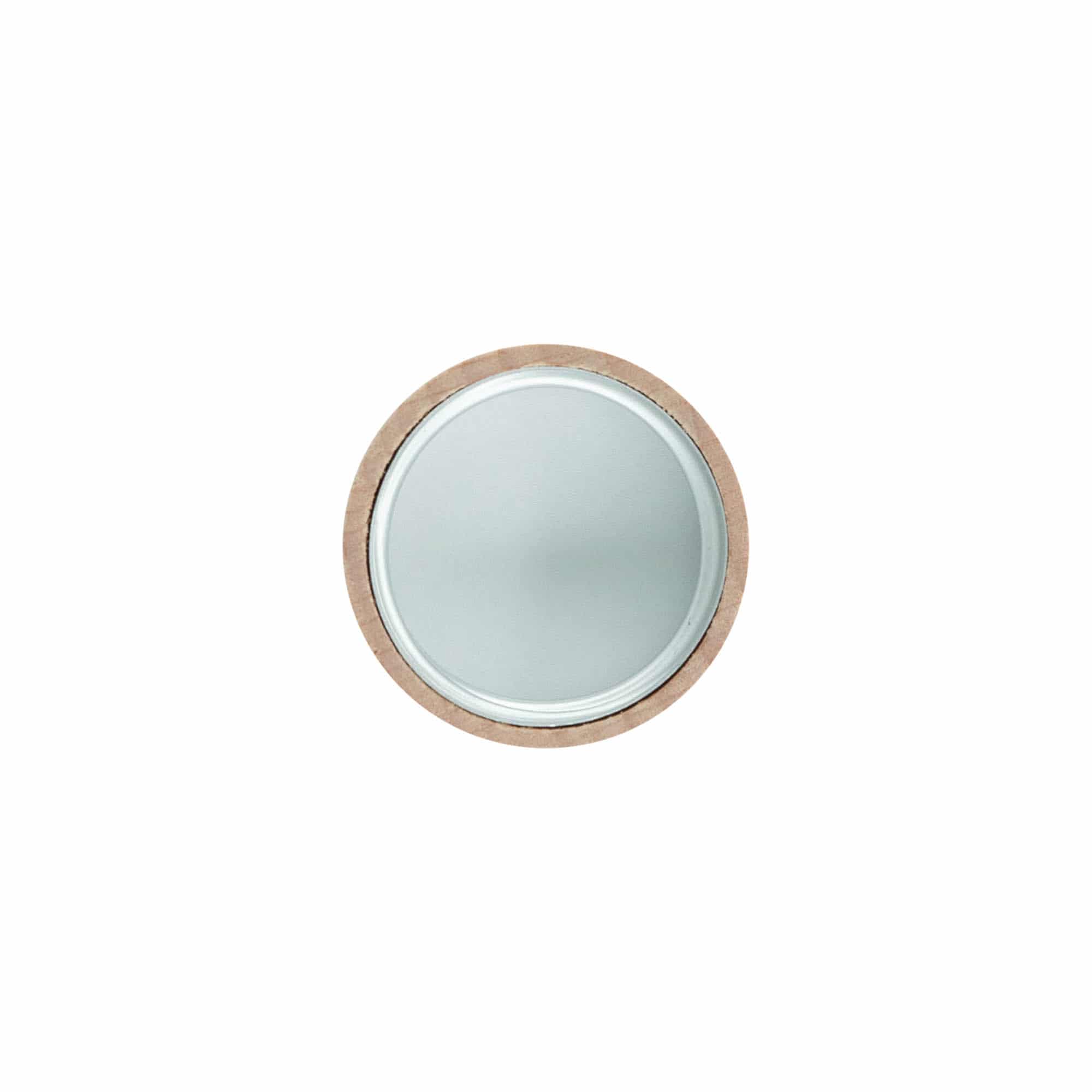 Screw cap, wood, beige, for opening: GPI 28/400 Screw cap, wood, beige, for opening: GPI 28/400