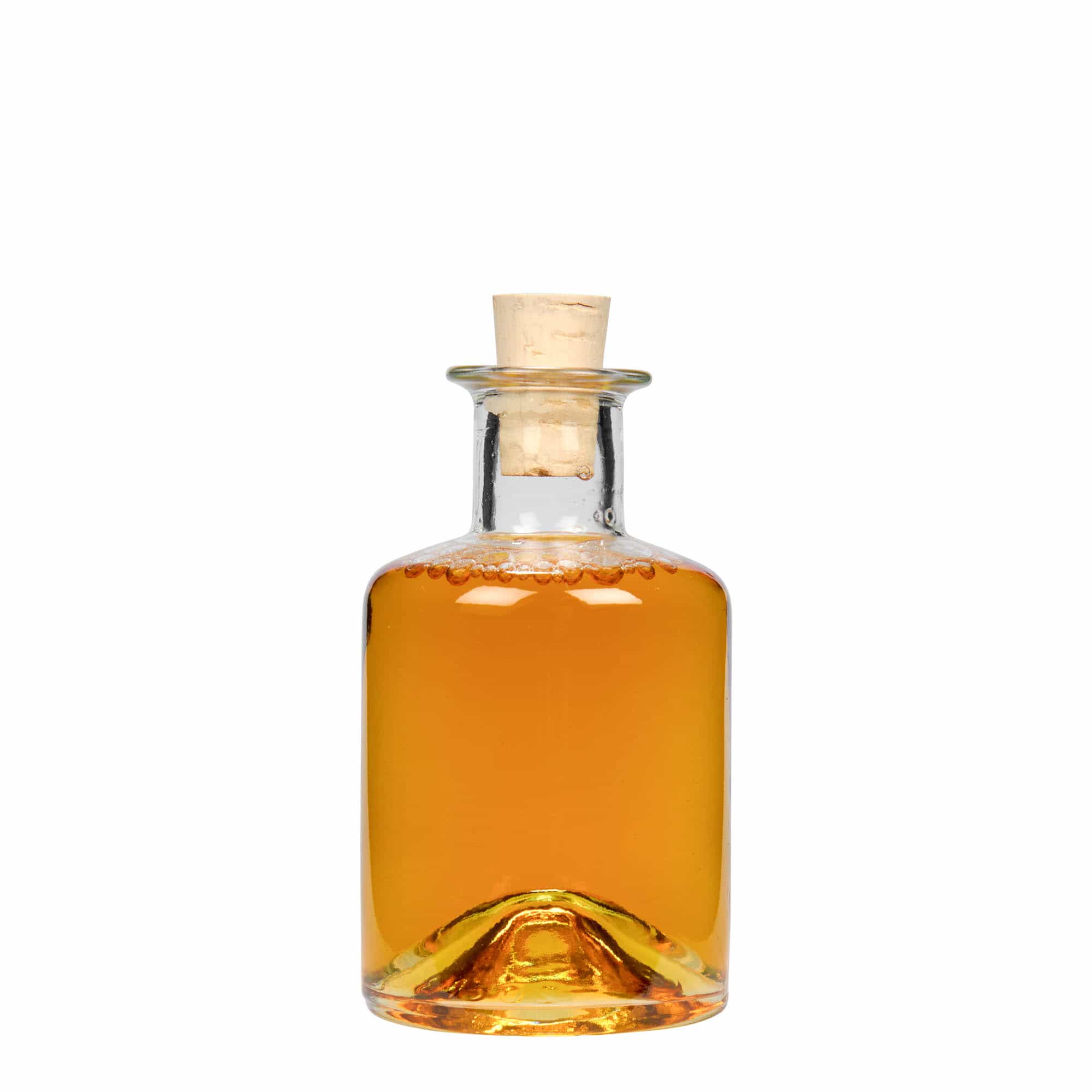 200 ml glass bottle apothecary, opening: cork