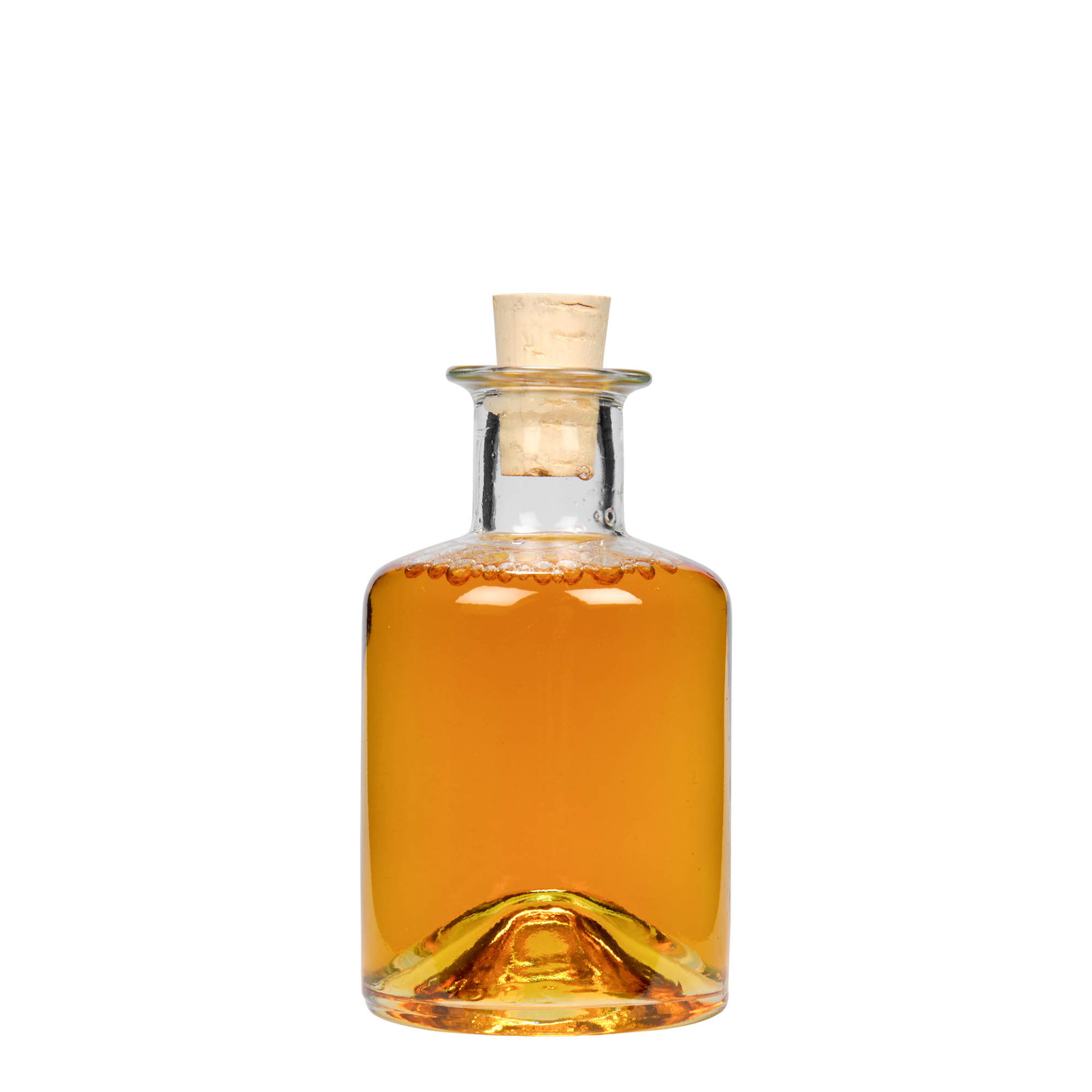 200 ml glass bottle apothecary, opening: cork