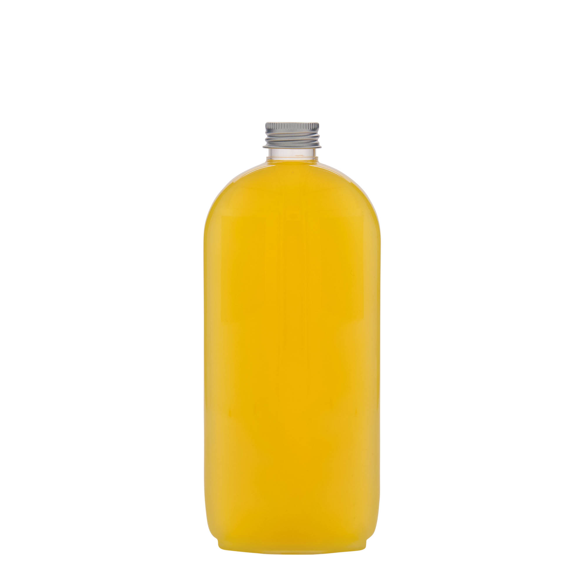 500 ml PET bottle ‘Iris’, oval, plastic, neck: 24/410