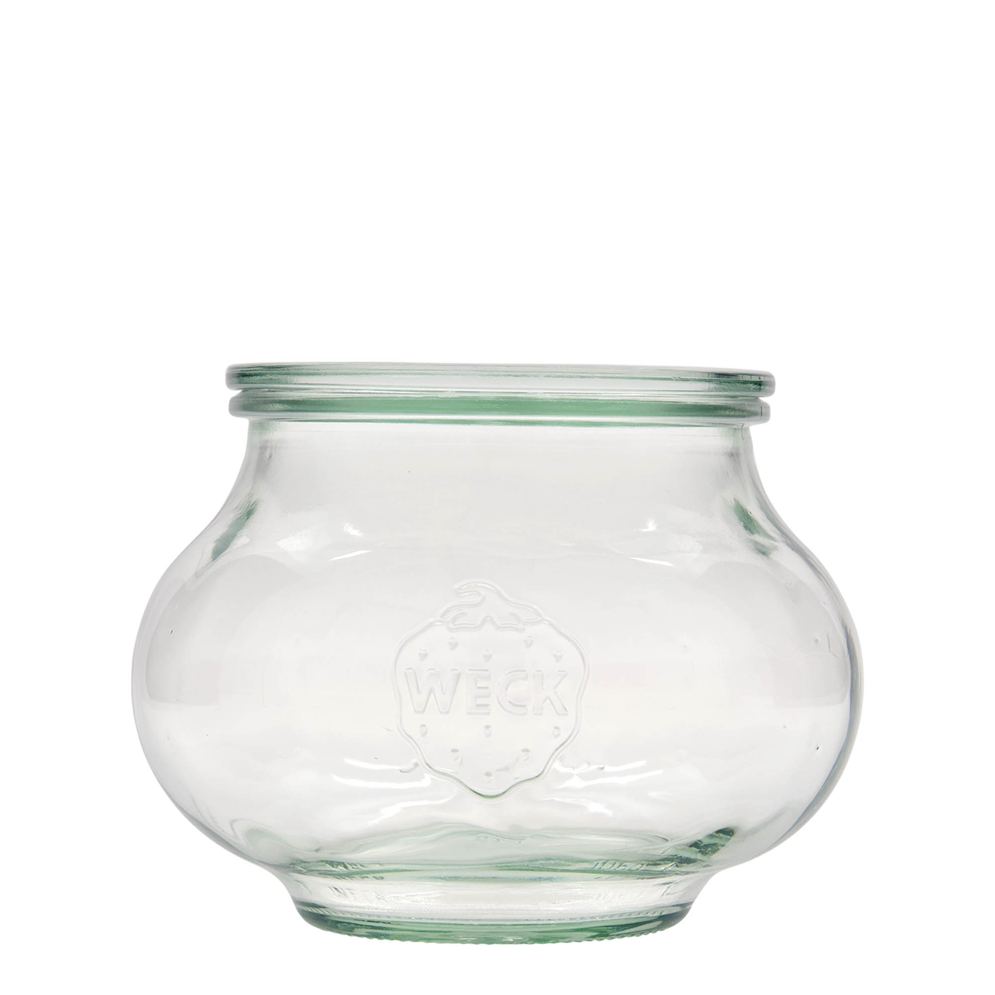 4x 1062 ml WECK decorative jar with glass lid RR 100