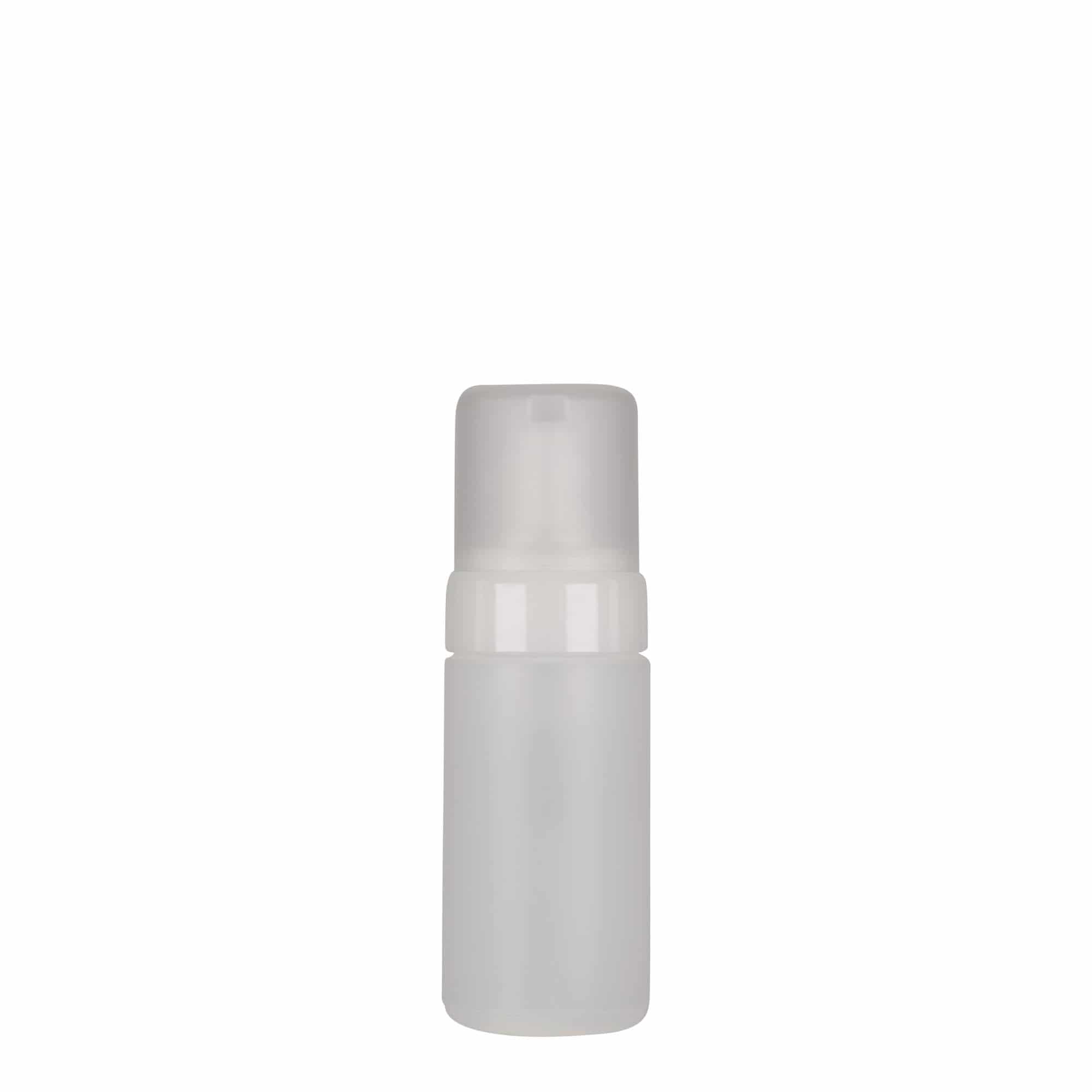 100 ml dispenser bottle ‘Foamer’, PE plastic, natural, opening: screw cap